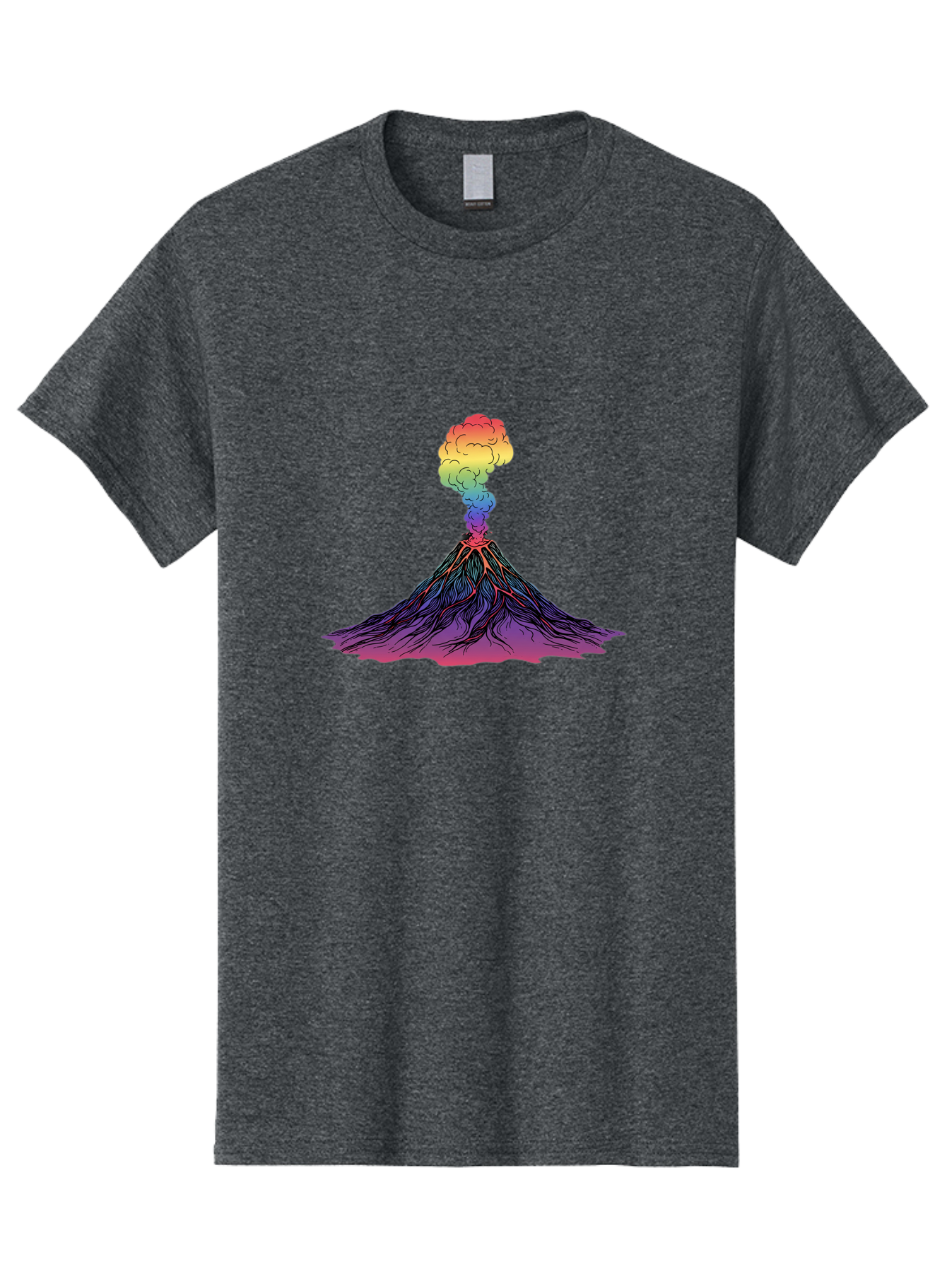 Rainbow-Volcano Men'S Graphic Tee, 100% Cotton, Comfortable Casual Summer Wear, Machine Washable, Vintage Camera, Old Camera, Antique Camera, Black Camera, Classic Photography, Photography Equipment, Nostalgic Device, Film Camera, Camera Art Baj240 8