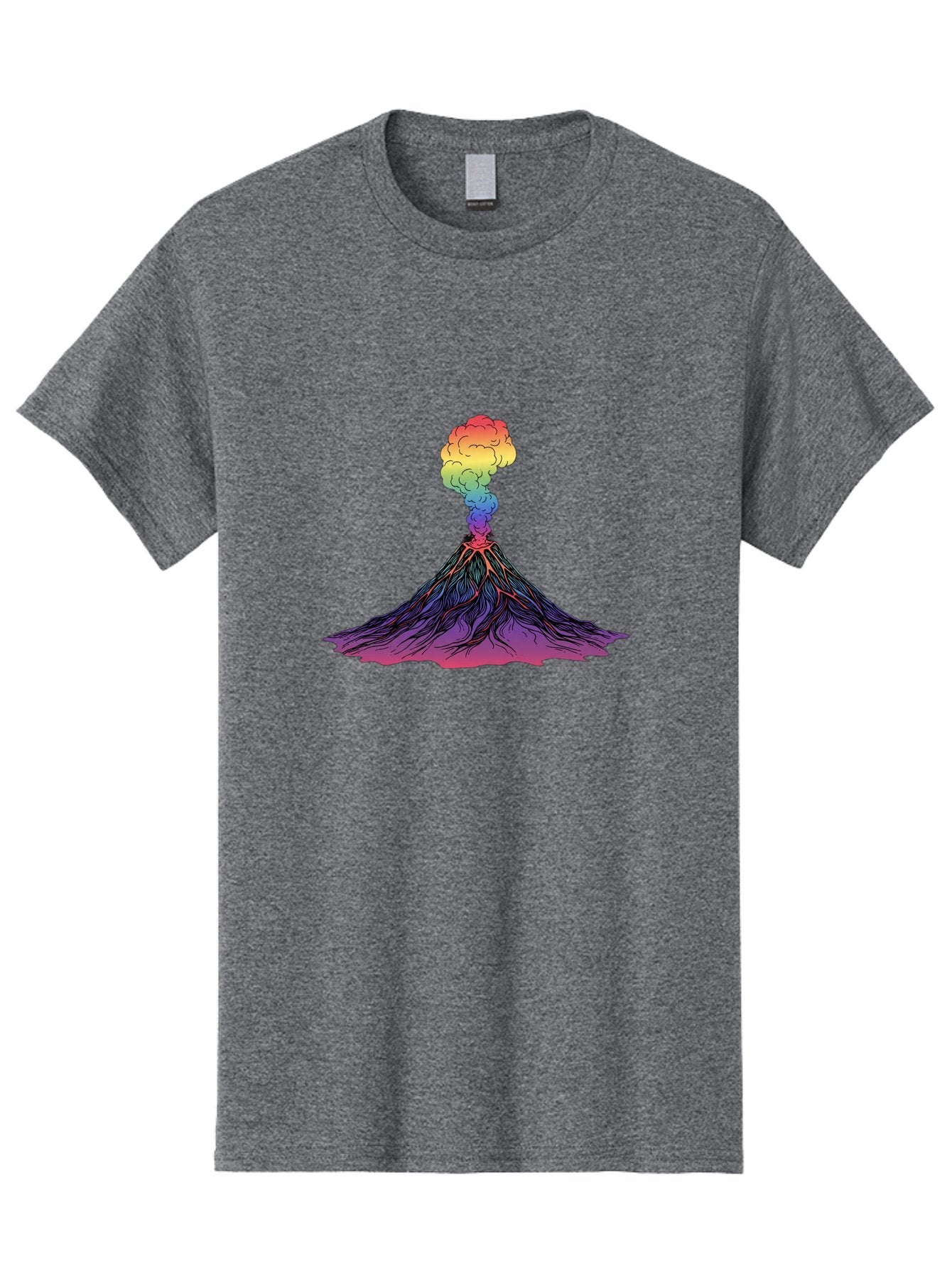 Rainbow-Volcano Men'S Graphic Tee, 100% Cotton, Comfortable Casual Summer Wear, Machine Washable, Vintage Camera, Old Camera, Antique Camera, Black Camera, Classic Photography, Photography Equipment, Nostalgic Device, Film Camera, Camera Art Baj240 6
