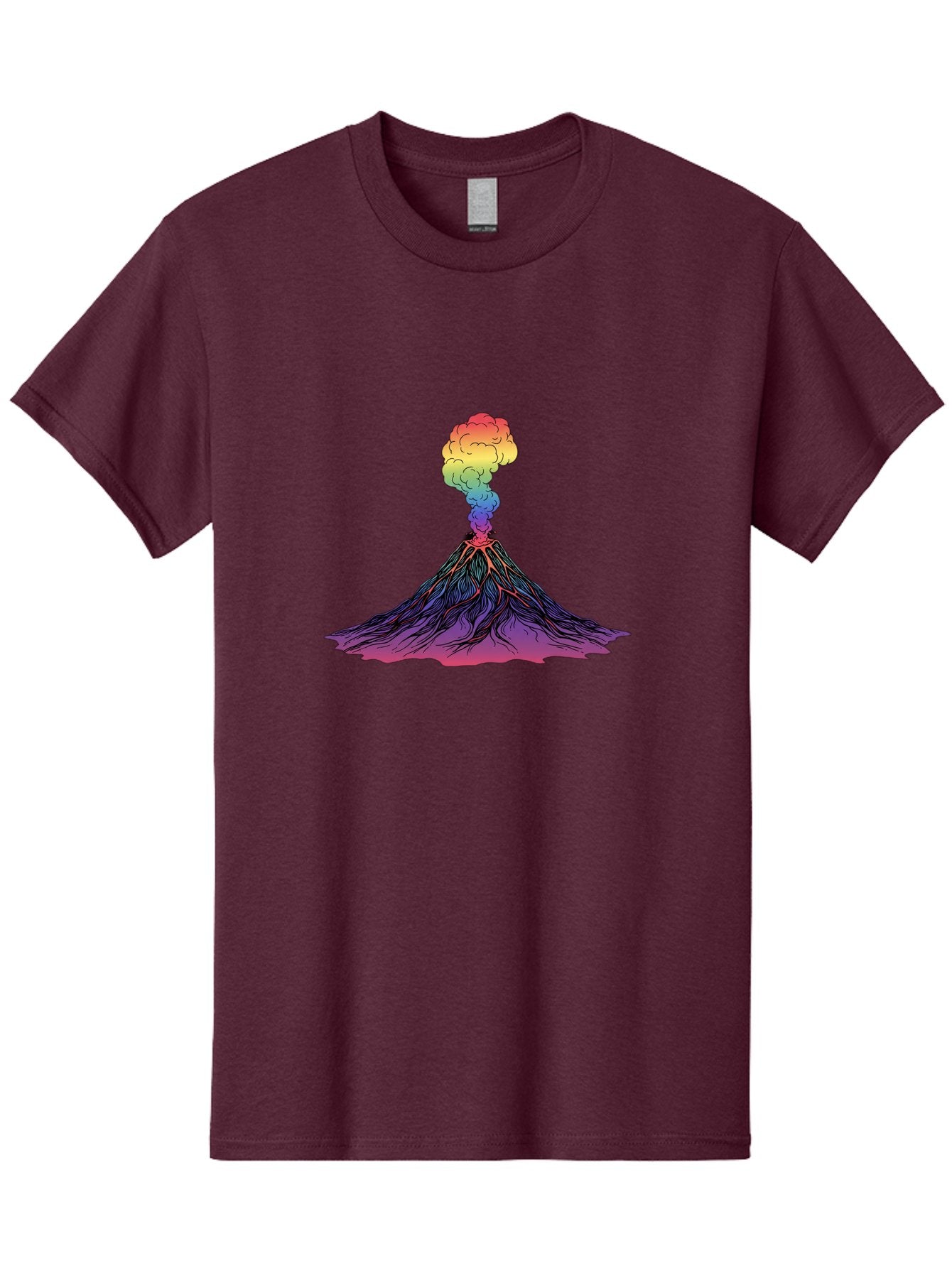 Rainbow-Volcano Men'S Graphic Tee, 100% Cotton, Comfortable Casual Summer Wear, Machine Washable, Vintage Camera, Old Camera, Antique Camera, Black Camera, Classic Photography, Photography Equipment, Nostalgic Device, Film Camera, Camera Art Baj240 4