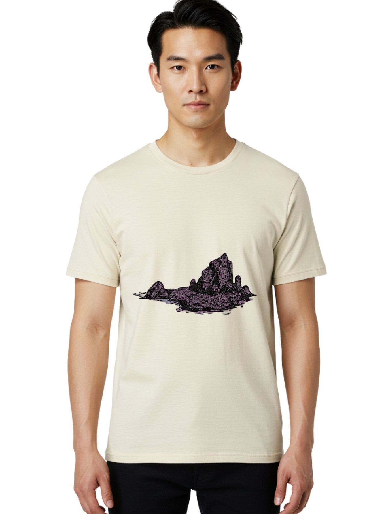 Rock-Formation Men'S Graphic Tee, 100% Cotton, Comfortable Casual Summer Wear, Machine Washable, Vintage Camera, Old Camera, Antique Camera, Black Camera, Classic Photography, Photography Equipment, Nostalgic Device, Film Camera, Camera Art Baj243 17