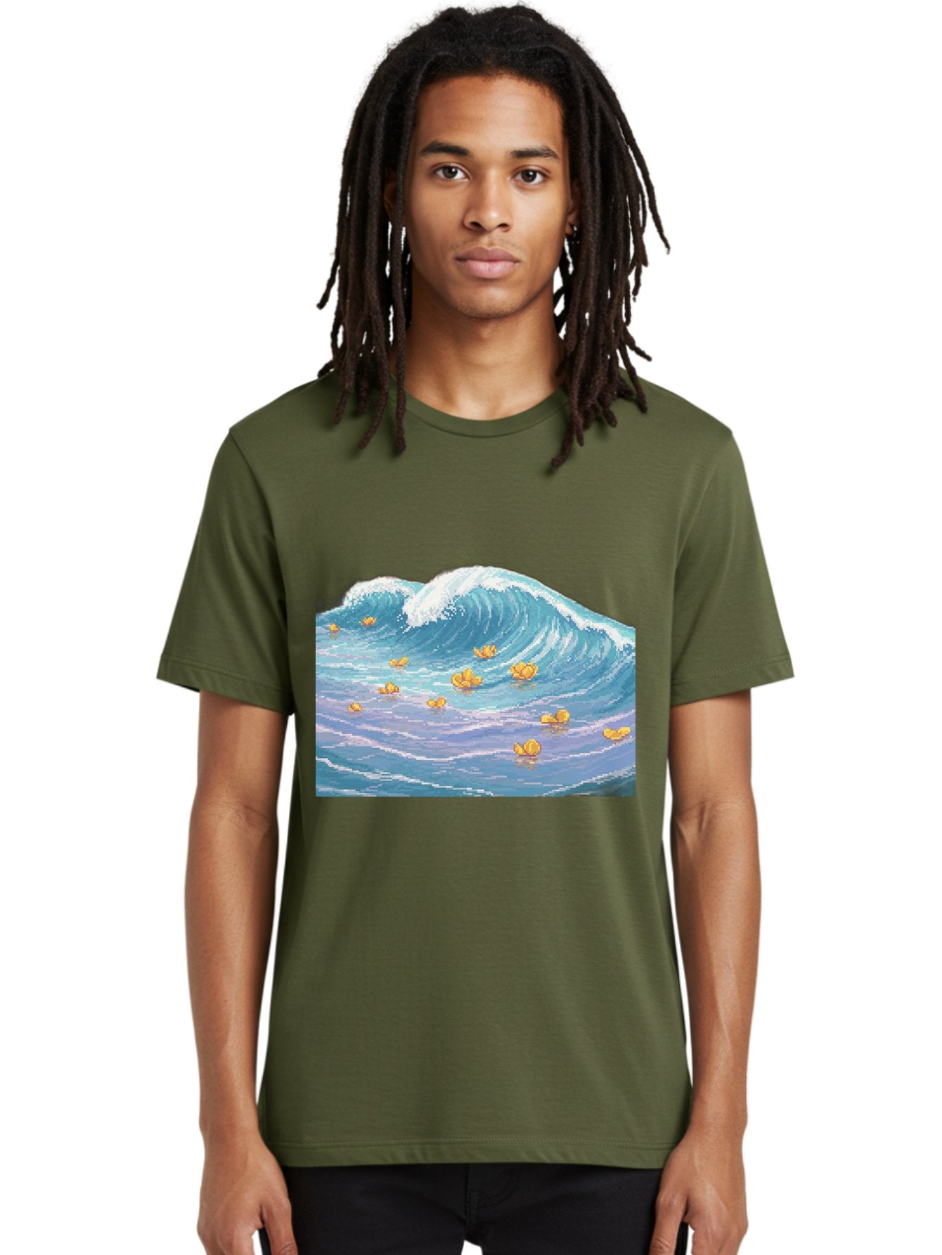 Rubber-Ducks-In-Wave Men'S Graphic Tee, 100% Cotton, Comfortable Casual Summer Wear, Machine Washable, Vintage Camera, Old Camera, Antique Camera, Black Camera, Classic Photography, Photography Equipment, Nostalgic Device, Film Camera, Baj245 25