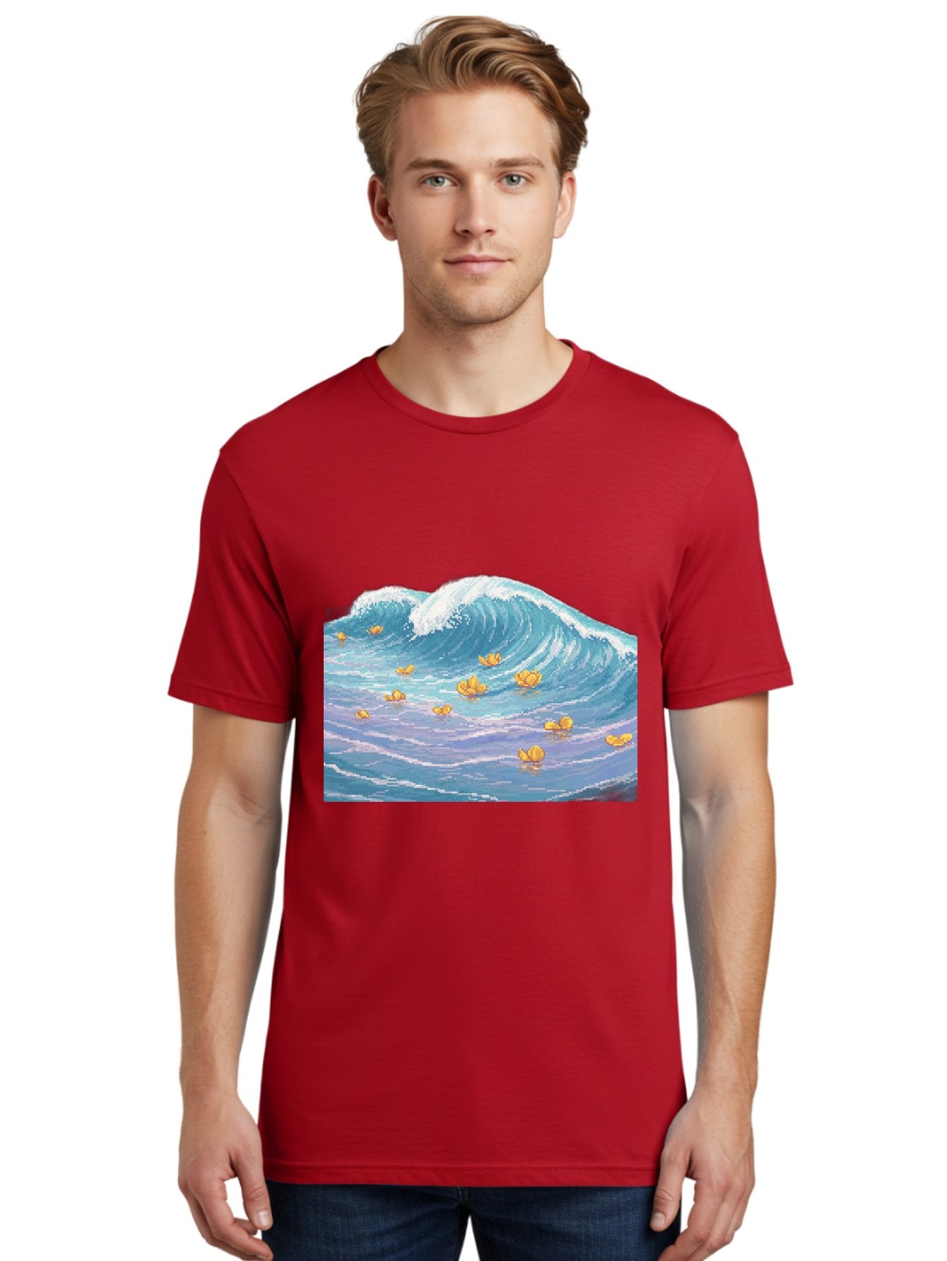 Rubber-Ducks-In-Wave Men'S Graphic Tee, 100% Cotton, Comfortable Casual Summer Wear, Machine Washable, Vintage Camera, Old Camera, Antique Camera, Black Camera, Classic Photography, Photography Equipment, Nostalgic Device, Film Camera, Baj245 16