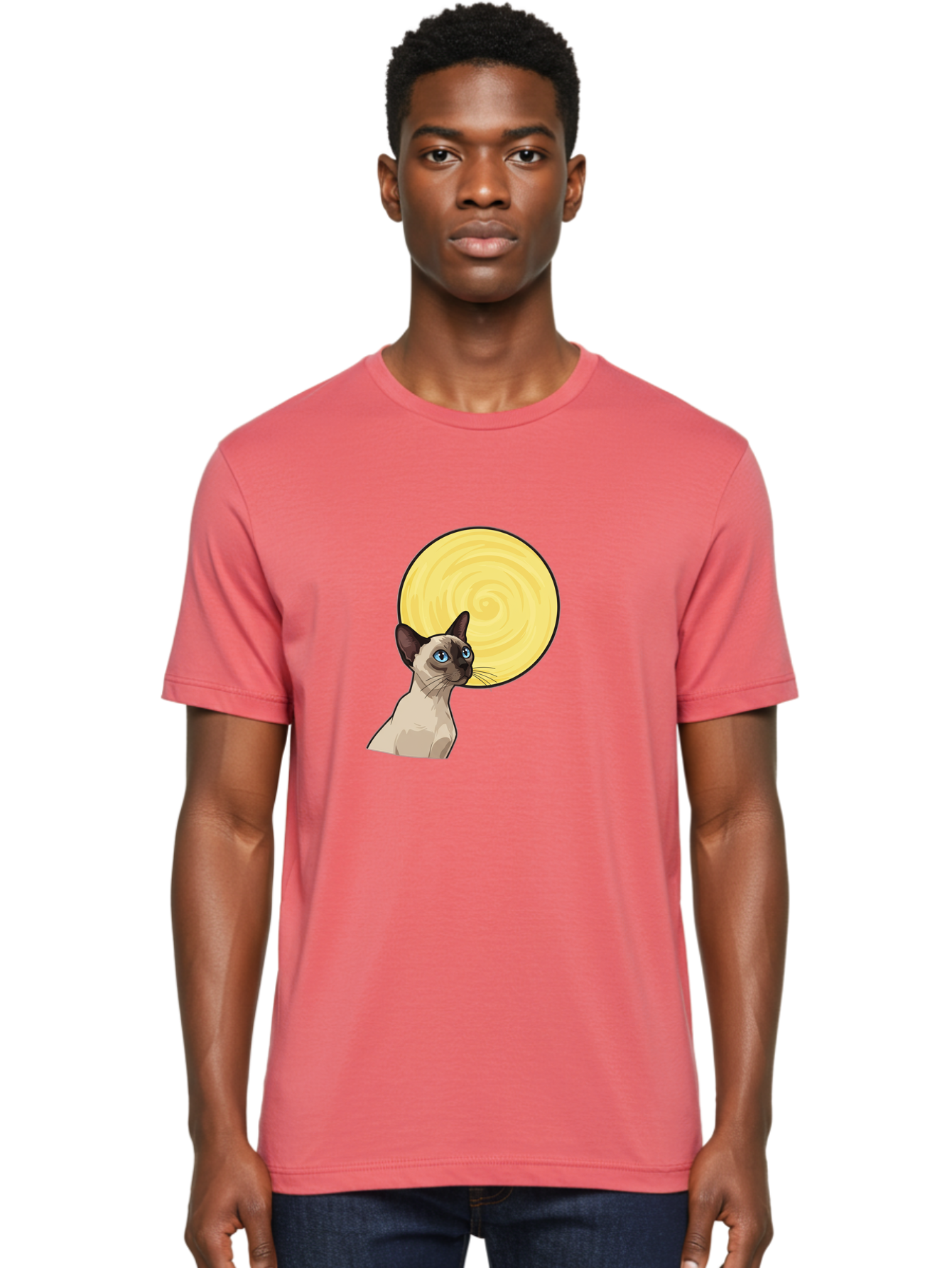 Siamese-Cat Men'S Graphic Tee, 100% Cotton, Comfortable Casual Summer Wear, Machine Washable, Vintage Camera, Old Camera, Antique Camera, Black Camera, Classic Photography, Photography Equipment, Nostalgic Device, Film Camera, Camera Art Baj247 25