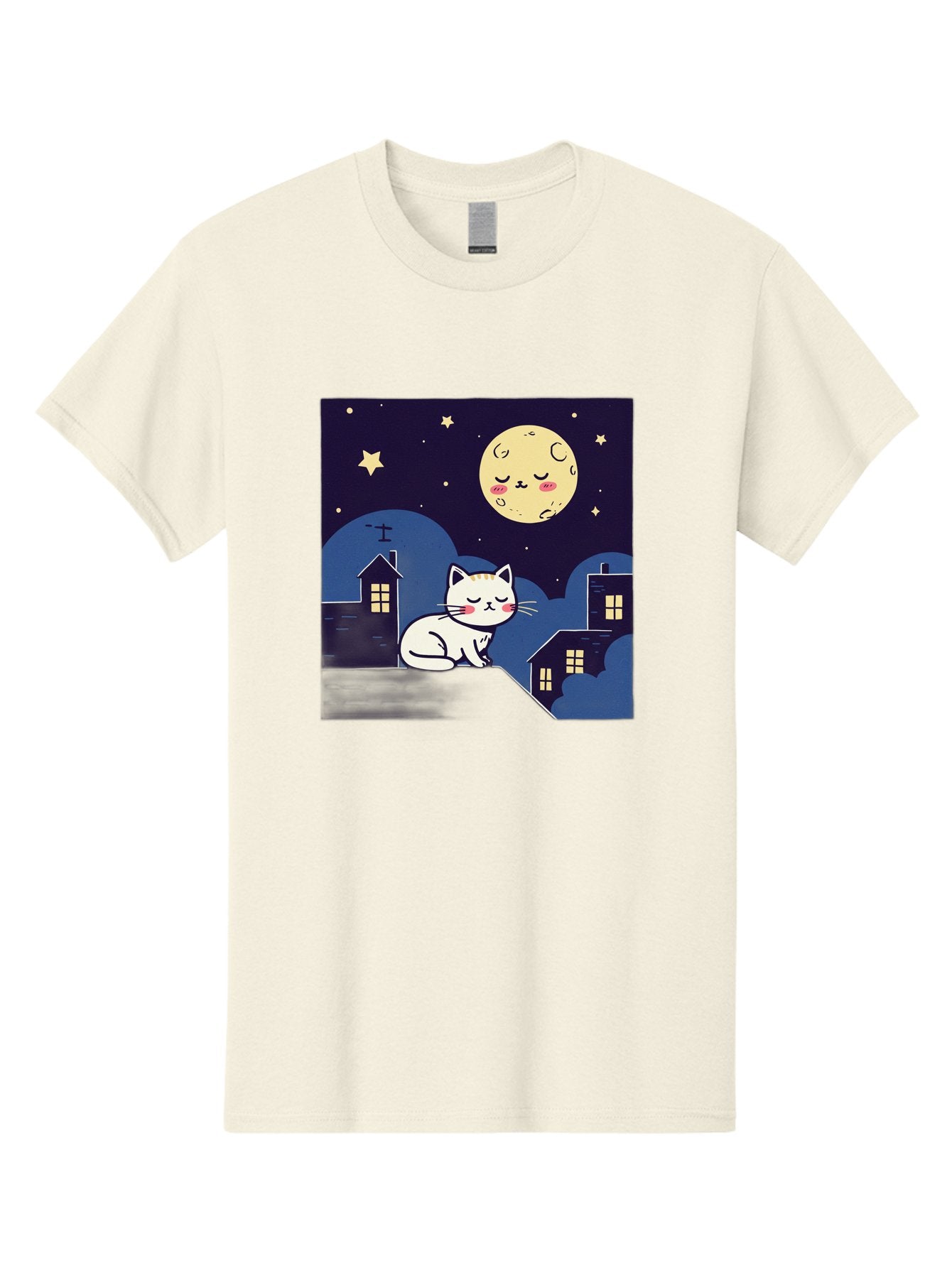 Sleeping-Cat-Under-Moonlight Men'S Graphic Tee, 100% Cotton, Comfortable Casual Summer Wear, Machine Washable, Vintage Camera, Old Camera, Antique Camera, Black Camera, Classic Photography, Photography Equipment, Nostalgic Device, Film Camera, Baj249 10