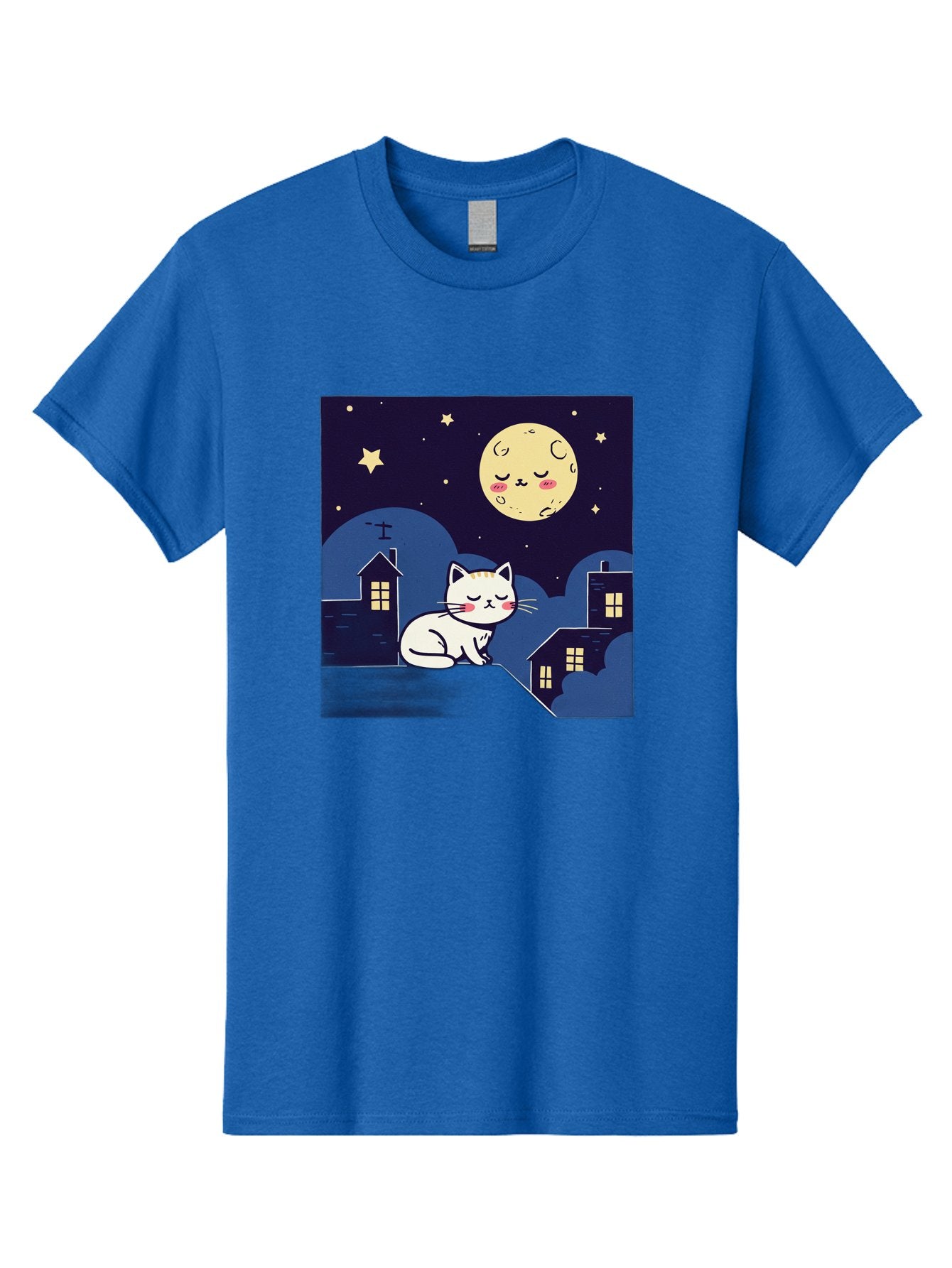 Sleeping-Cat-Under-Moonlight Men'S Graphic Tee, 100% Cotton, Comfortable Casual Summer Wear, Machine Washable, Vintage Camera, Old Camera, Antique Camera, Black Camera, Classic Photography, Photography Equipment, Nostalgic Device, Film Camera, Baj249 9