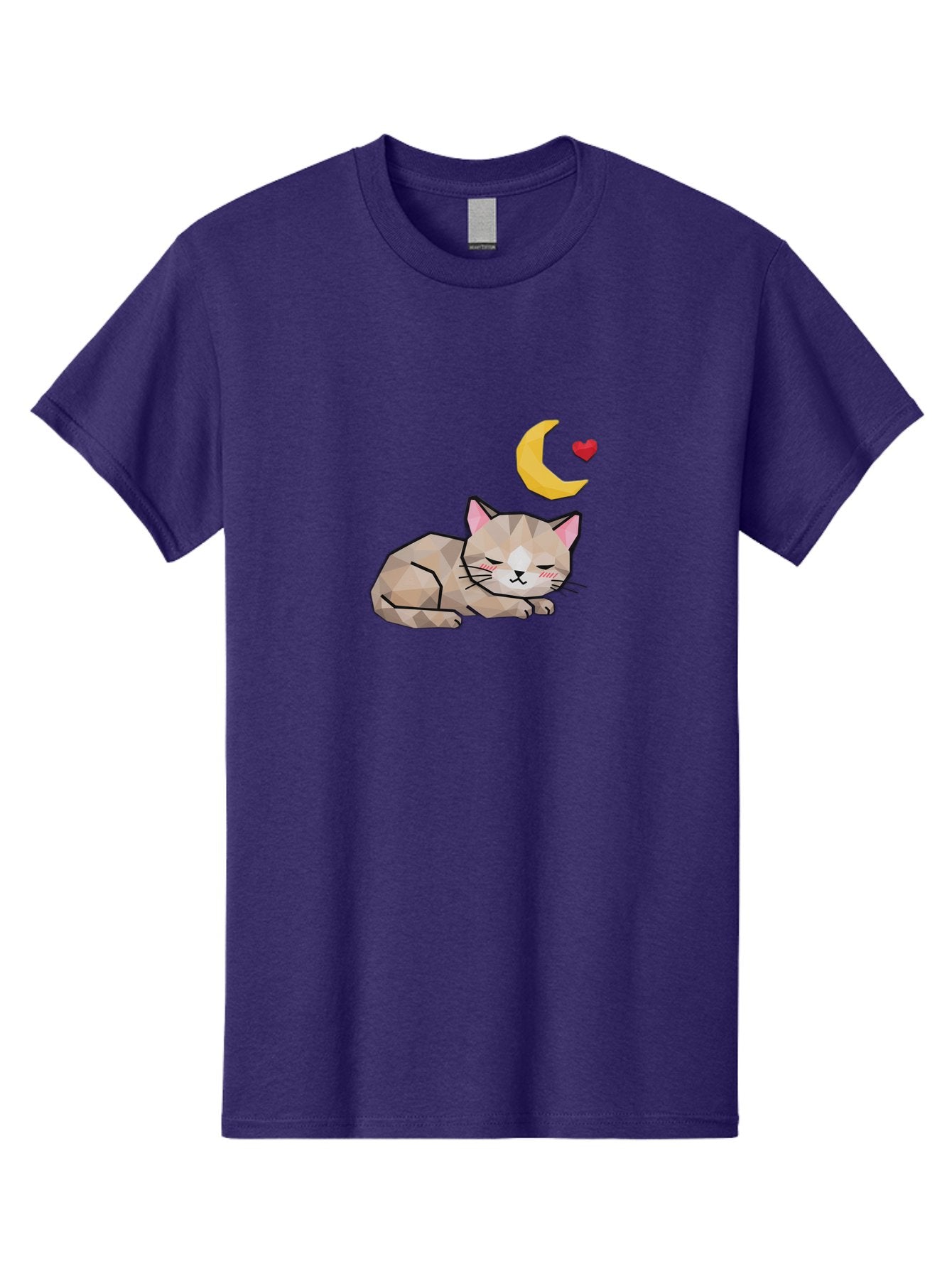 Sleeping-Cat-With-Moon-And-Heart Men'S Graphic Tee, 100% Cotton, Comfortable Casual Summer Wear, Machine Washable, Vintage Camera, Old Camera, Antique Camera, Black Camera, Classic Photography, Photography Equipment, Nostalgic Device, Baj250 6