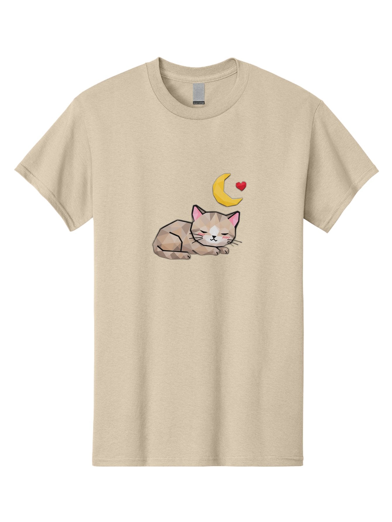 Sleeping-Cat-With-Moon-And-Heart Men'S Graphic Tee, 100% Cotton, Comfortable Casual Summer Wear, Machine Washable, Vintage Camera, Old Camera, Antique Camera, Black Camera, Classic Photography, Photography Equipment, Nostalgic Device, Baj250 11