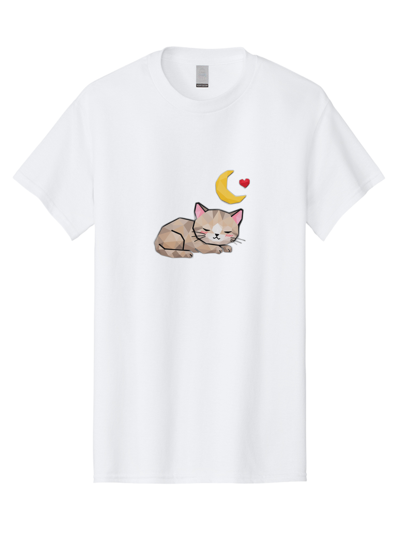 Sleeping-Cat-With-Moon-And-Heart Men'S Graphic Tee, 100% Cotton, Comfortable Casual Summer Wear, Machine Washable, Vintage Camera, Old Camera, Antique Camera, Black Camera, Classic Photography, Photography Equipment, Nostalgic Device, Baj250 12
