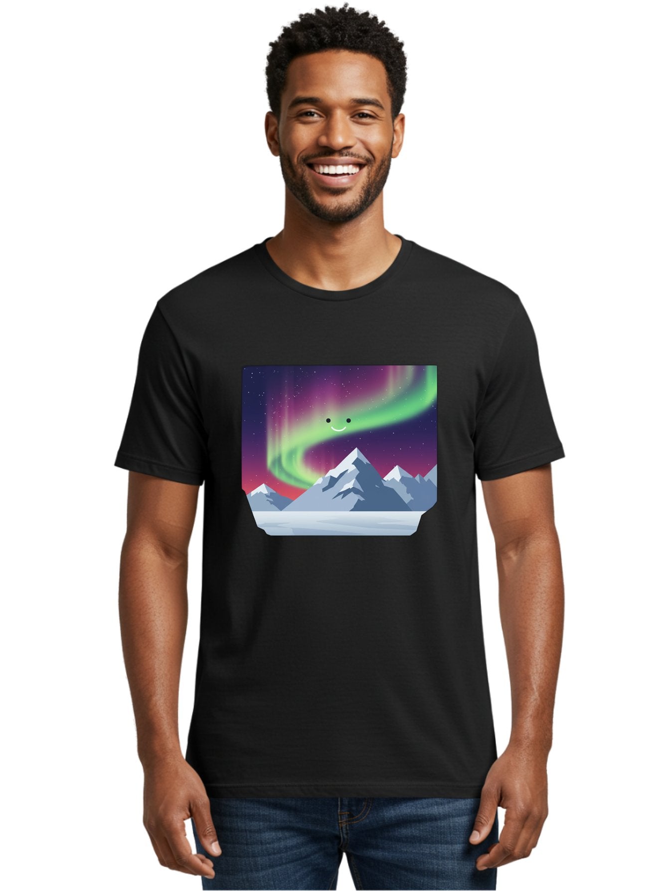 Smiling-Aurora-Borealis Men'S Graphic Tee, 100% Cotton, Comfortable Casual Summer Wear, Machine Washable, Vintage Camera, Old Camera, Antique Camera, Black Camera, Classic Photography, Photography Equipment, Nostalgic Device, Film Camera, Baj255 28