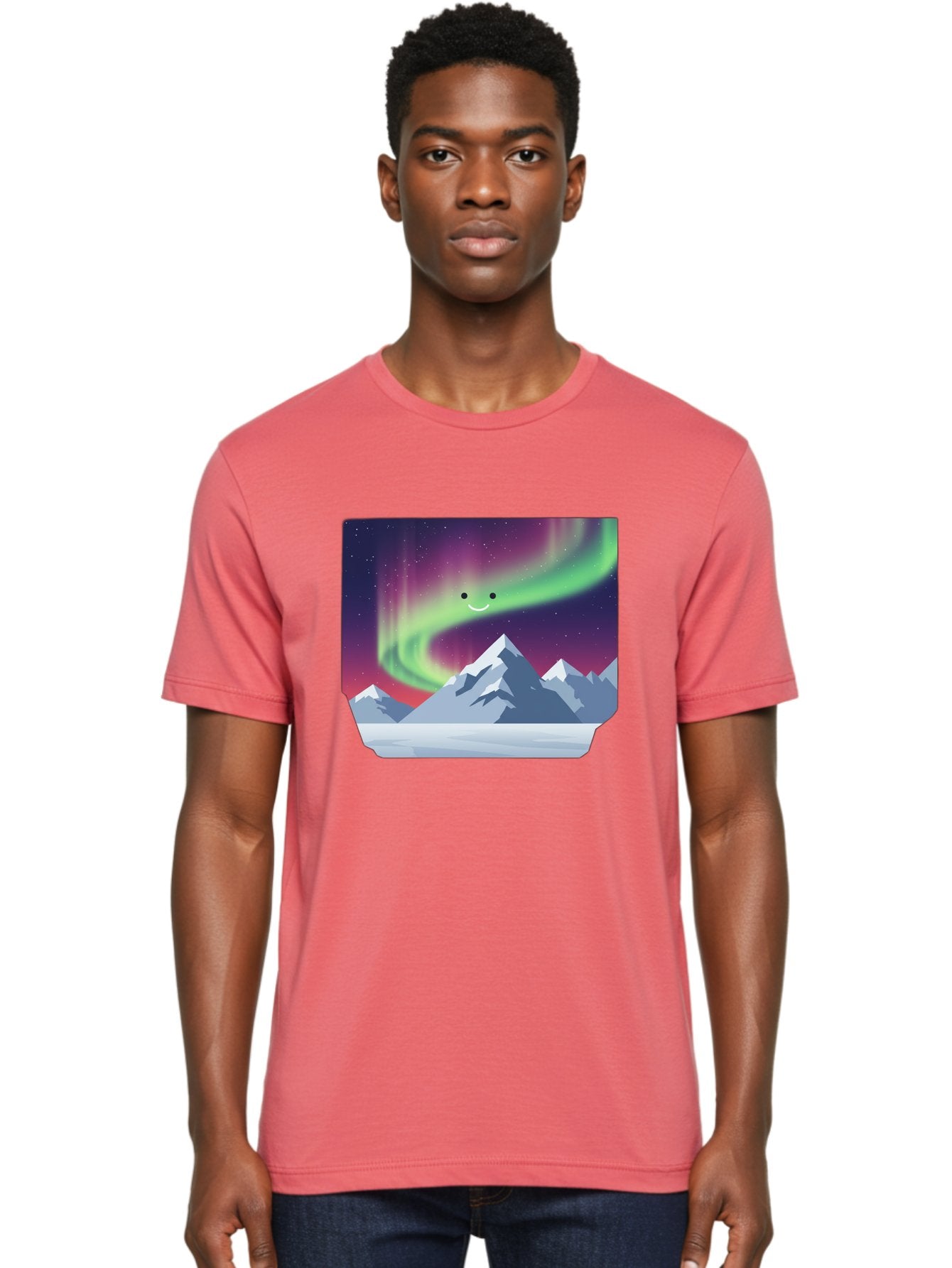 Smiling-Aurora-Borealis Men'S Graphic Tee, 100% Cotton, Comfortable Casual Summer Wear, Machine Washable, Vintage Camera, Old Camera, Antique Camera, Black Camera, Classic Photography, Photography Equipment, Nostalgic Device, Film Camera, Baj255 16