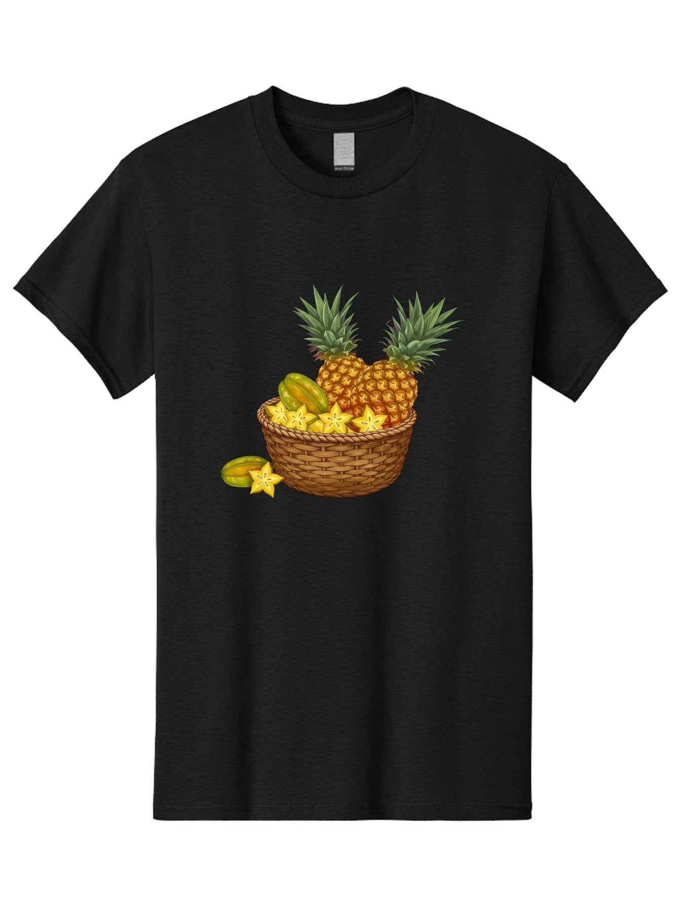 Tropical-Fruits-Basket Men'S Graphic Tee, 100% Cotton, Comfortable Casual Summer Wear, Machine Washable, Vintage Camera, Old Camera, Antique Camera, Black Camera, Classic Photography, Photography Equipment, Nostalgic Device, Film Camera, Baj279 6
