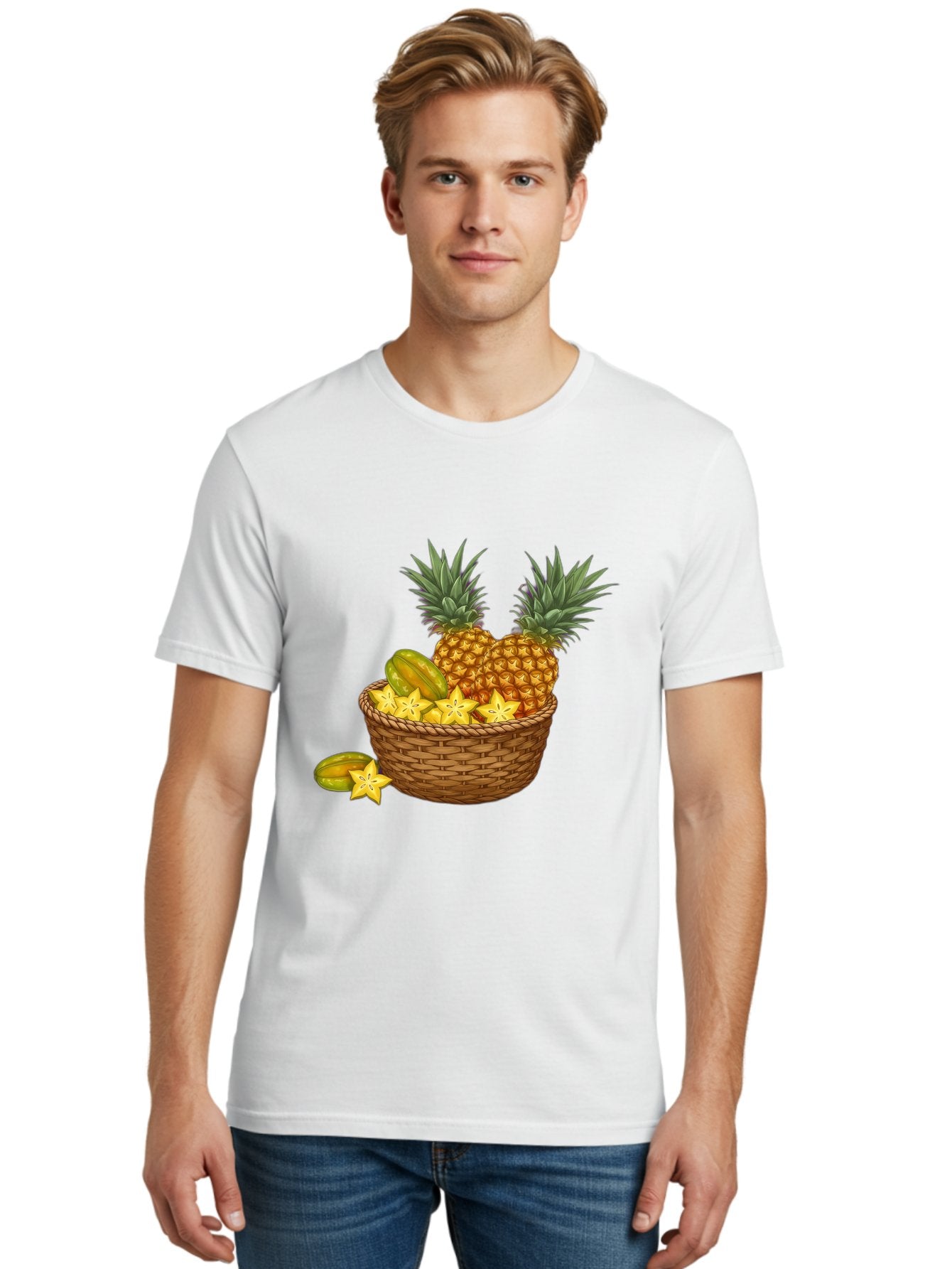 Tropical-Fruits-Basket Men'S Graphic Tee, 100% Cotton, Comfortable Casual Summer Wear, Machine Washable, Vintage Camera, Old Camera, Antique Camera, Black Camera, Classic Photography, Photography Equipment, Nostalgic Device, Film Camera, Baj279 28