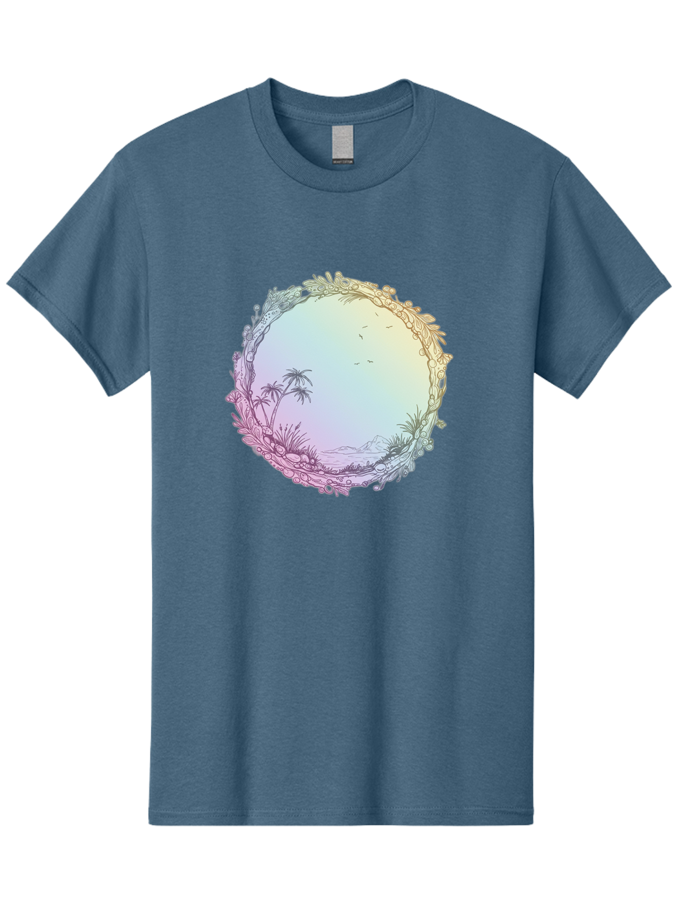 Tropical-Landscape Men'S Graphic Tee, 100% Cotton, Comfortable Casual Summer Wear, Machine Washable, Vintage Camera, Old Camera, Antique Camera, Black Camera, Classic Photography, Photography Equipment, Nostalgic Device, Film Camera, Baj280 6