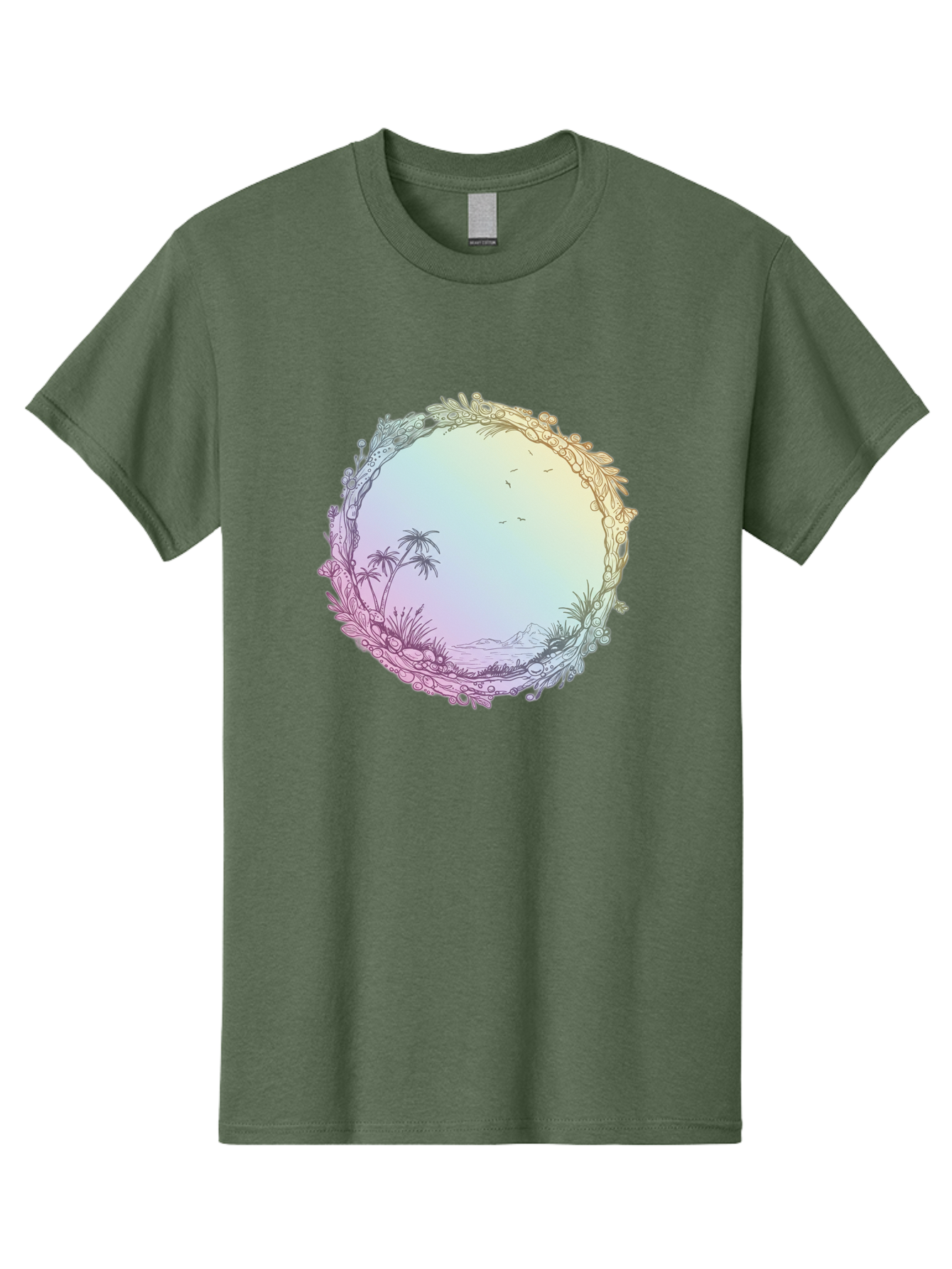 Tropical-Landscape Men'S Graphic Tee, 100% Cotton, Comfortable Casual Summer Wear, Machine Washable, Vintage Camera, Old Camera, Antique Camera, Black Camera, Classic Photography, Photography Equipment, Nostalgic Device, Film Camera, Baj280 7