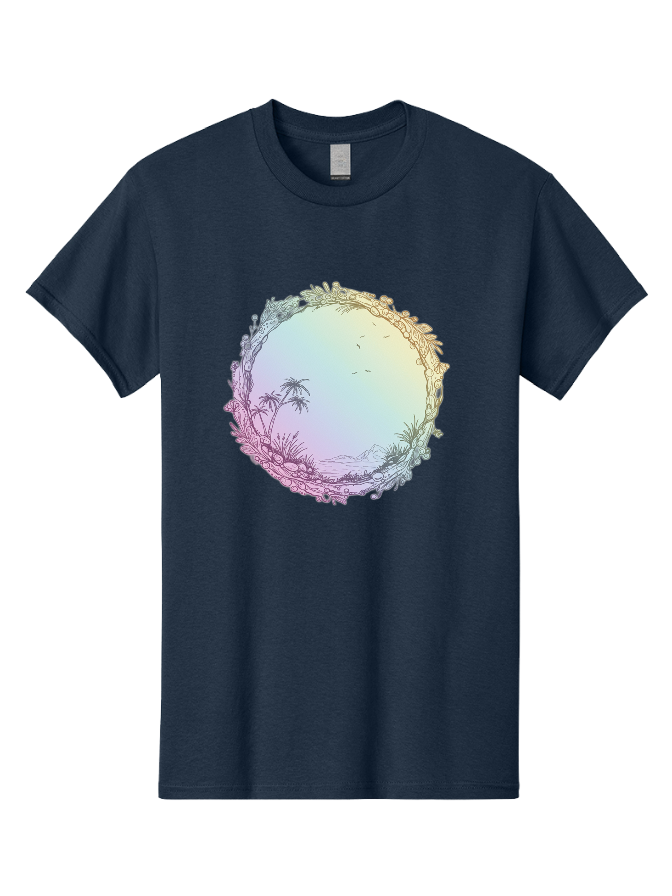 Tropical-Landscape Men'S Graphic Tee, 100% Cotton, Comfortable Casual Summer Wear, Machine Washable, Vintage Camera, Old Camera, Antique Camera, Black Camera, Classic Photography, Photography Equipment, Nostalgic Device, Film Camera, Baj280 4