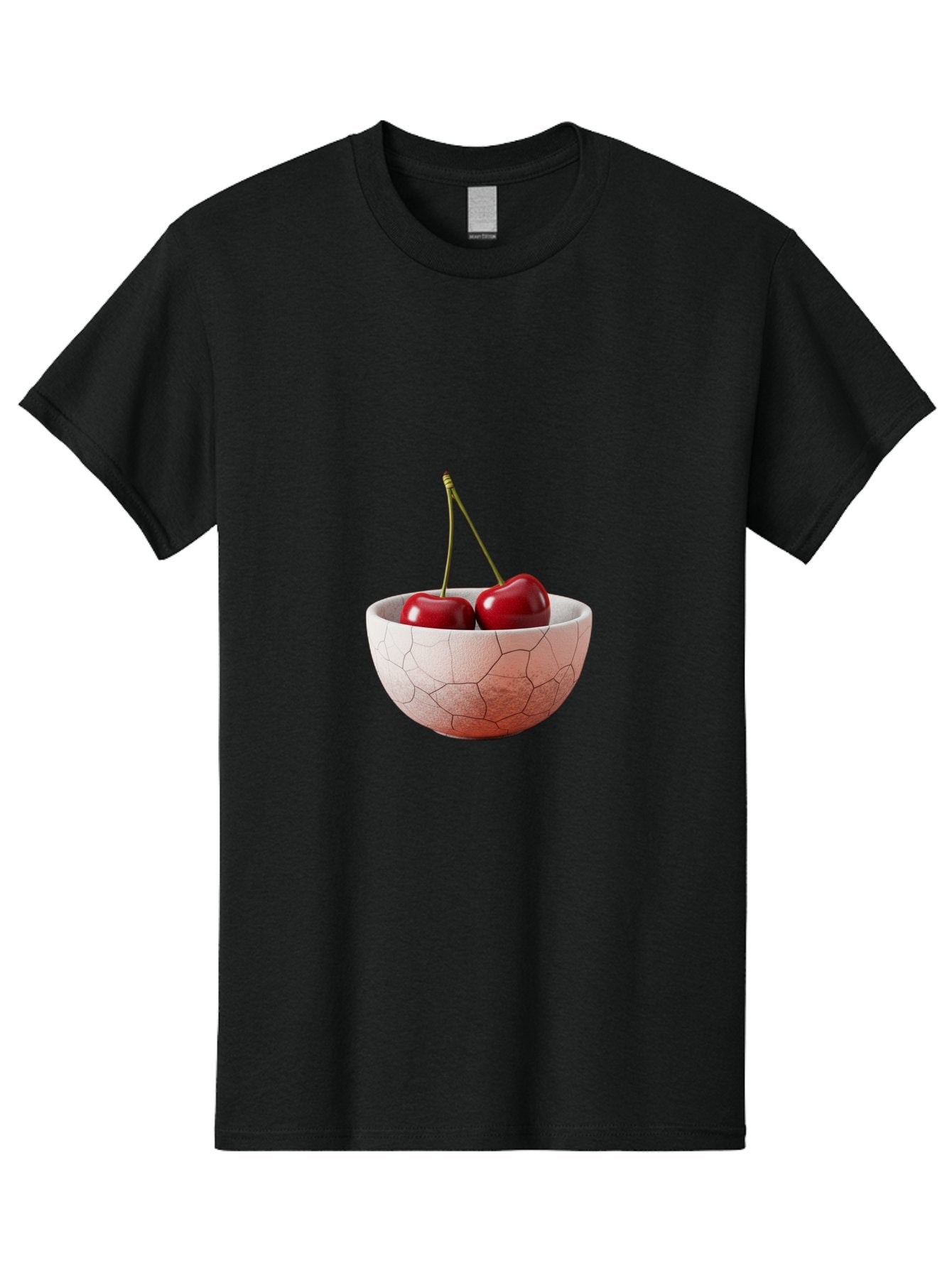 Two-Cherries-In-Cracked-Bowl Men'S Graphic Tee, 100% Cotton, Comfortable Casual Summer Wear, Machine Washable, Vintage Camera, Old Camera, Antique Camera, Black Camera, Classic Photography, Photography Equipment, Nostalgic Device, Film Camera, Baj281