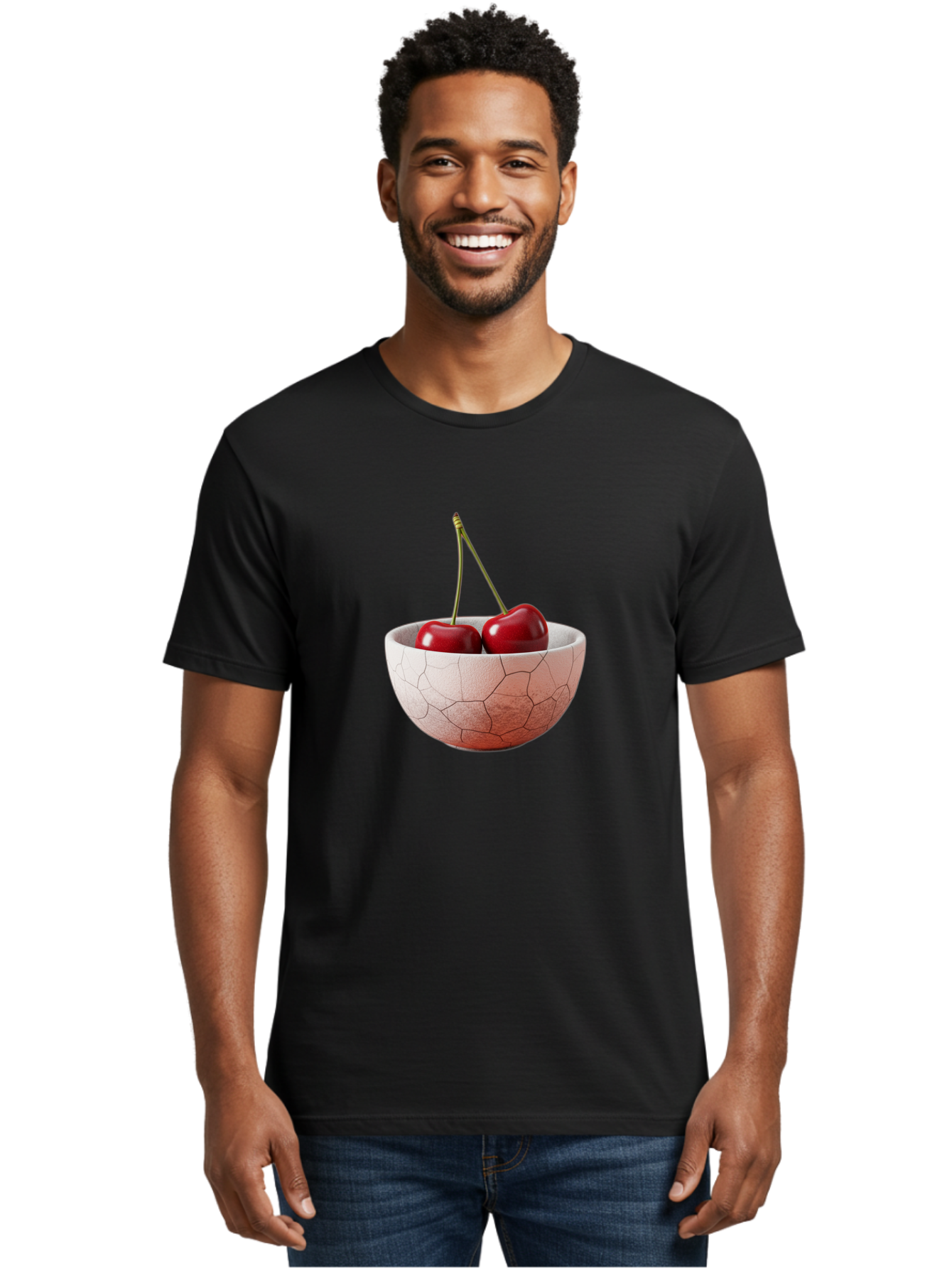 Two-Cherries-In-Cracked-Bowl Men'S Graphic Tee, 100% Cotton, Comfortable Casual Summer Wear, Machine Washable, Vintage Camera, Old Camera, Antique Camera, Black Camera, Classic Photography, Photography Equipment, Nostalgic Device, Film Camera, Baj281 25