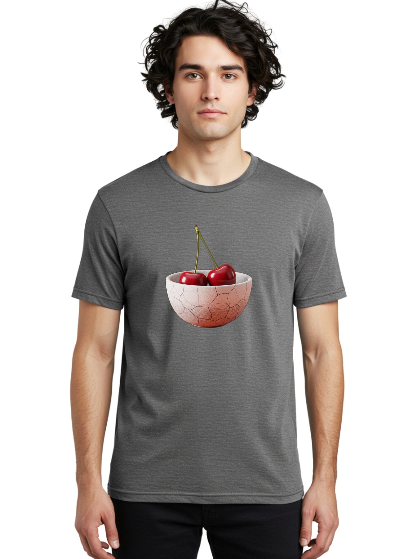 Two-Cherries-In-Cracked-Bowl Men'S Graphic Tee, 100% Cotton, Comfortable Casual Summer Wear, Machine Washable, Vintage Camera, Old Camera, Antique Camera, Black Camera, Classic Photography, Photography Equipment, Nostalgic Device, Film Camera, Baj281 24