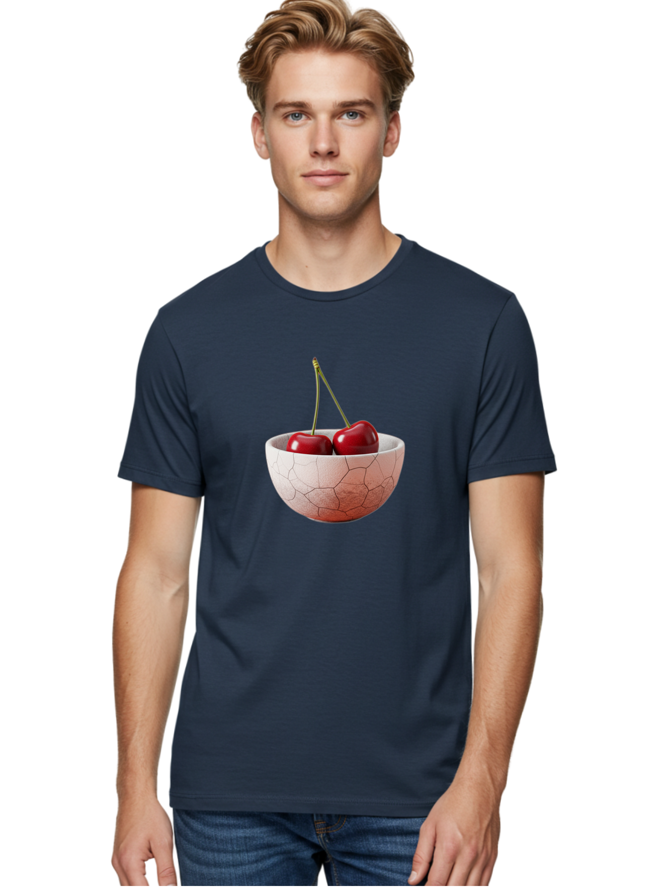 Two-Cherries-In-Cracked-Bowl Men'S Graphic Tee, 100% Cotton, Comfortable Casual Summer Wear, Machine Washable, Vintage Camera, Old Camera, Antique Camera, Black Camera, Classic Photography, Photography Equipment, Nostalgic Device, Film Camera, Baj281 29