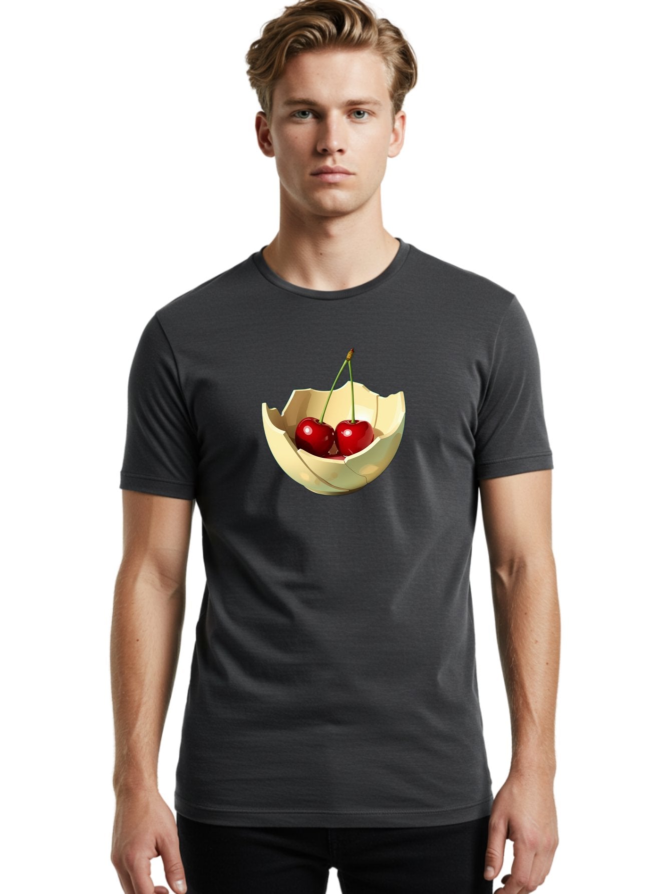 Two-Cherries Men'S Graphic Tee, 100% Cotton, Comfortable Casual Summer Wear, Machine Washable, Vintage Camera, Old Camera, Antique Camera, Black Camera, Classic Photography, Photography Equipment, Nostalgic Device, Film Camera, Camera Art Baj282 18