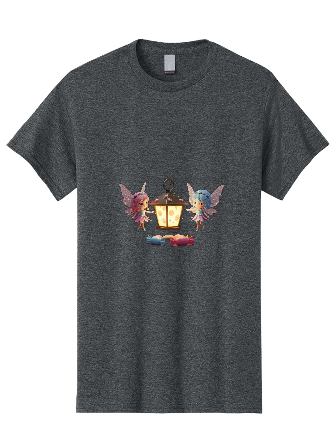 Two-Fairies-With-Lantern-1 Men'S Graphic Tee, 100% Cotton, Comfortable Casual Summer Wear, Machine Washable, Vintage Camera, Old Camera, Antique Camera, Black Camera, Classic Photography, Photography Equipment, Nostalgic Device, Film Camera, Baj283 5