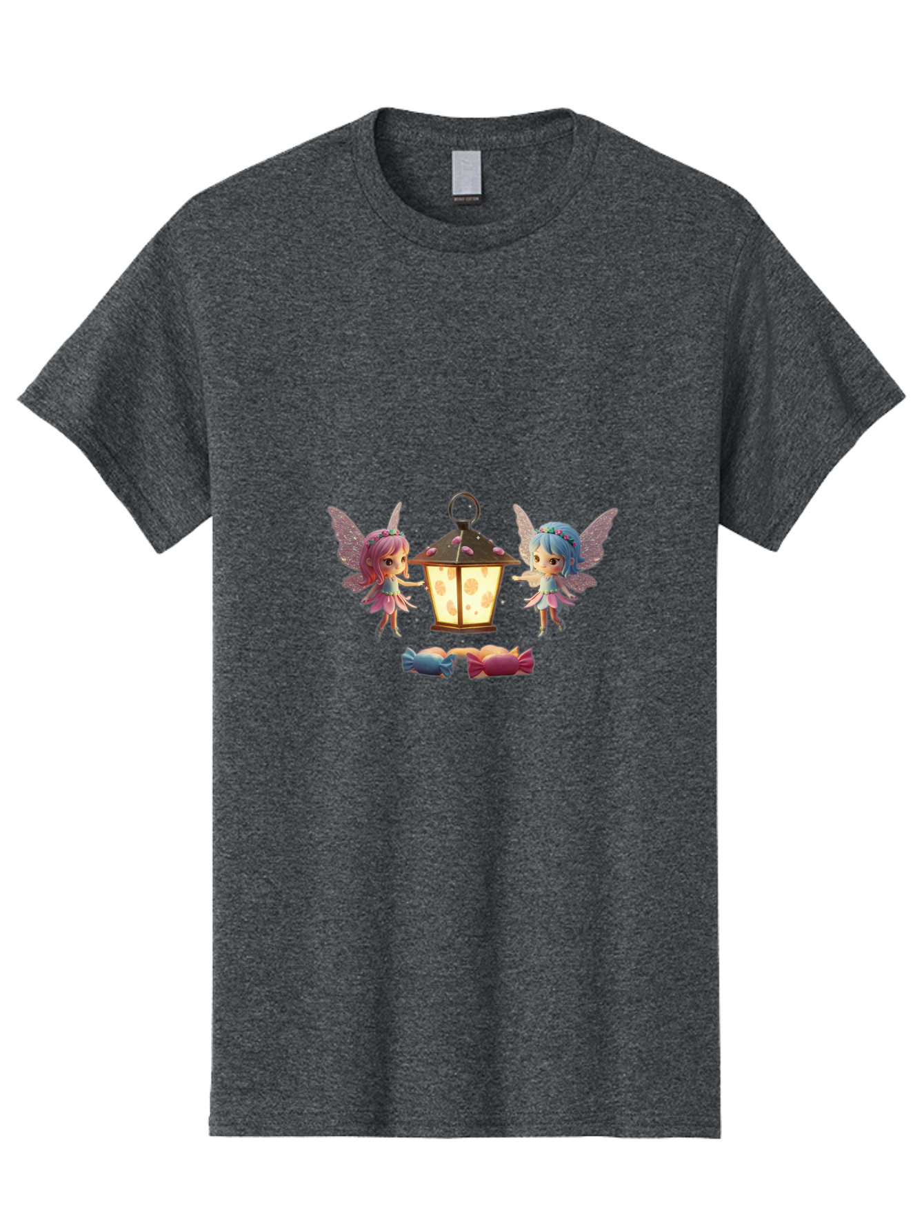 Two-Fairies-With-Lantern-1 Men'S Graphic Tee, 100% Cotton, Comfortable Casual Summer Wear, Machine Washable, Vintage Camera, Old Camera, Antique Camera, Black Camera, Classic Photography, Photography Equipment, Nostalgic Device, Film Camera, Baj283 8