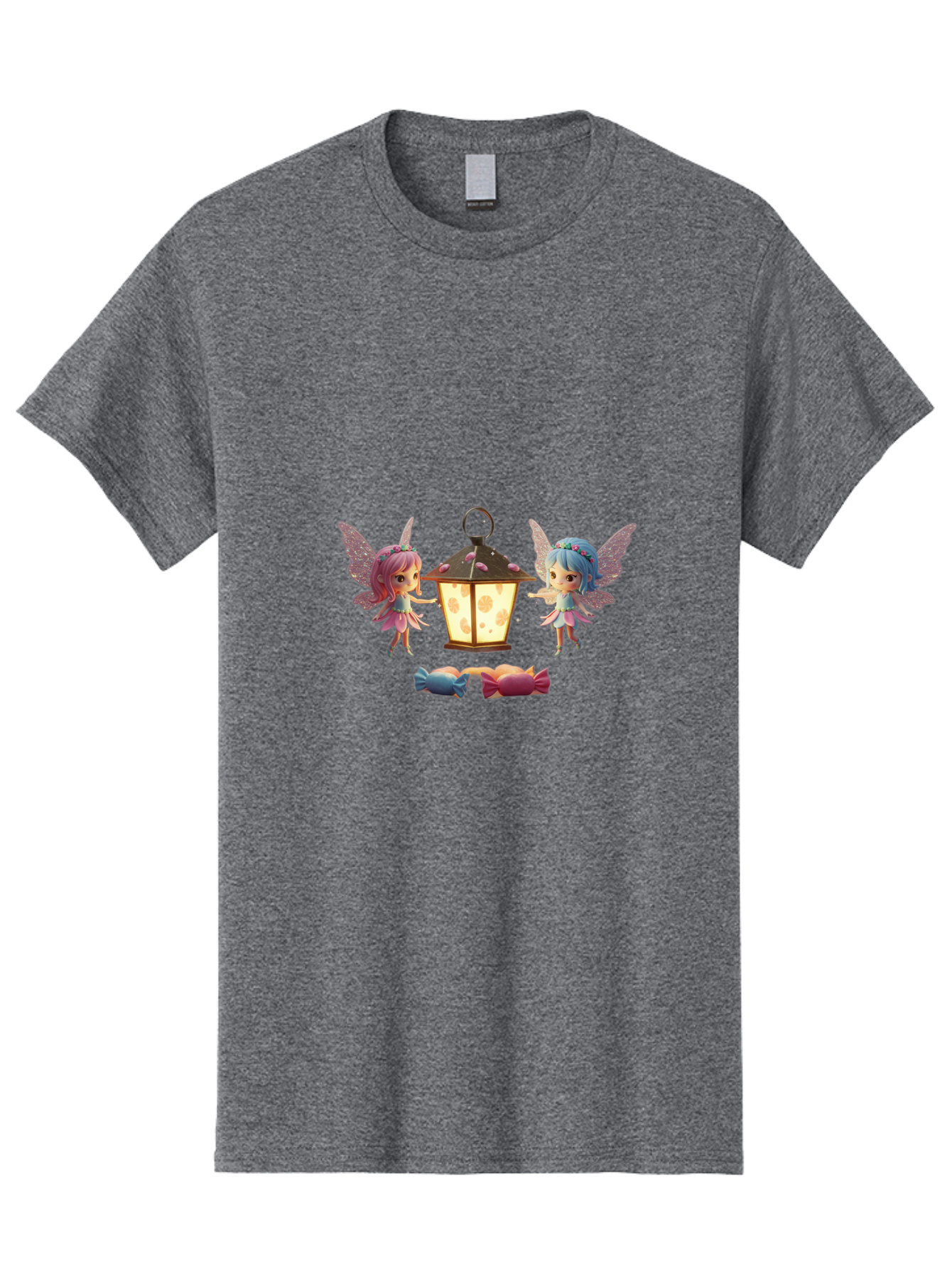 Two-Fairies-With-Lantern-1 Men'S Graphic Tee, 100% Cotton, Comfortable Casual Summer Wear, Machine Washable, Vintage Camera, Old Camera, Antique Camera, Black Camera, Classic Photography, Photography Equipment, Nostalgic Device, Film Camera, Baj283 11