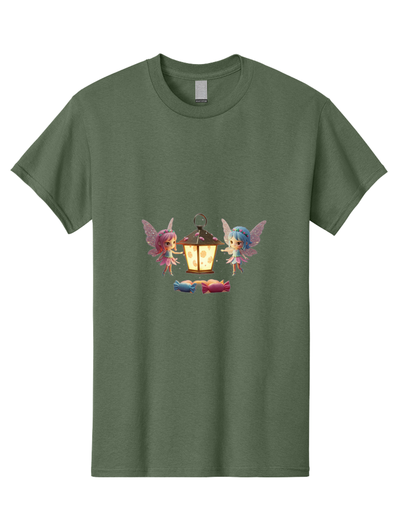 Two-Fairies-With-Lantern-1 Men'S Graphic Tee, 100% Cotton, Comfortable Casual Summer Wear, Machine Washable, Vintage Camera, Old Camera, Antique Camera, Black Camera, Classic Photography, Photography Equipment, Nostalgic Device, Film Camera, Baj283 7