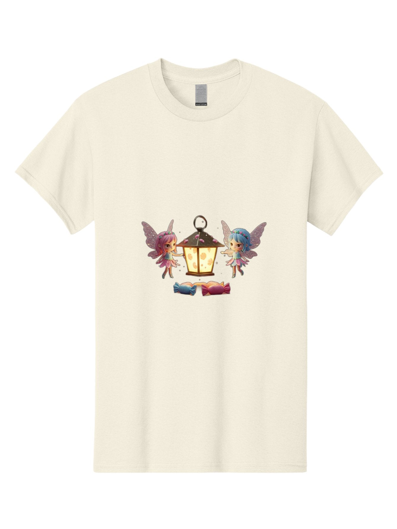 Two-Fairies-With-Lantern-1 Men'S Graphic Tee, 100% Cotton, Comfortable Casual Summer Wear, Machine Washable, Vintage Camera, Old Camera, Antique Camera, Black Camera, Classic Photography, Photography Equipment, Nostalgic Device, Film Camera, Baj283 13