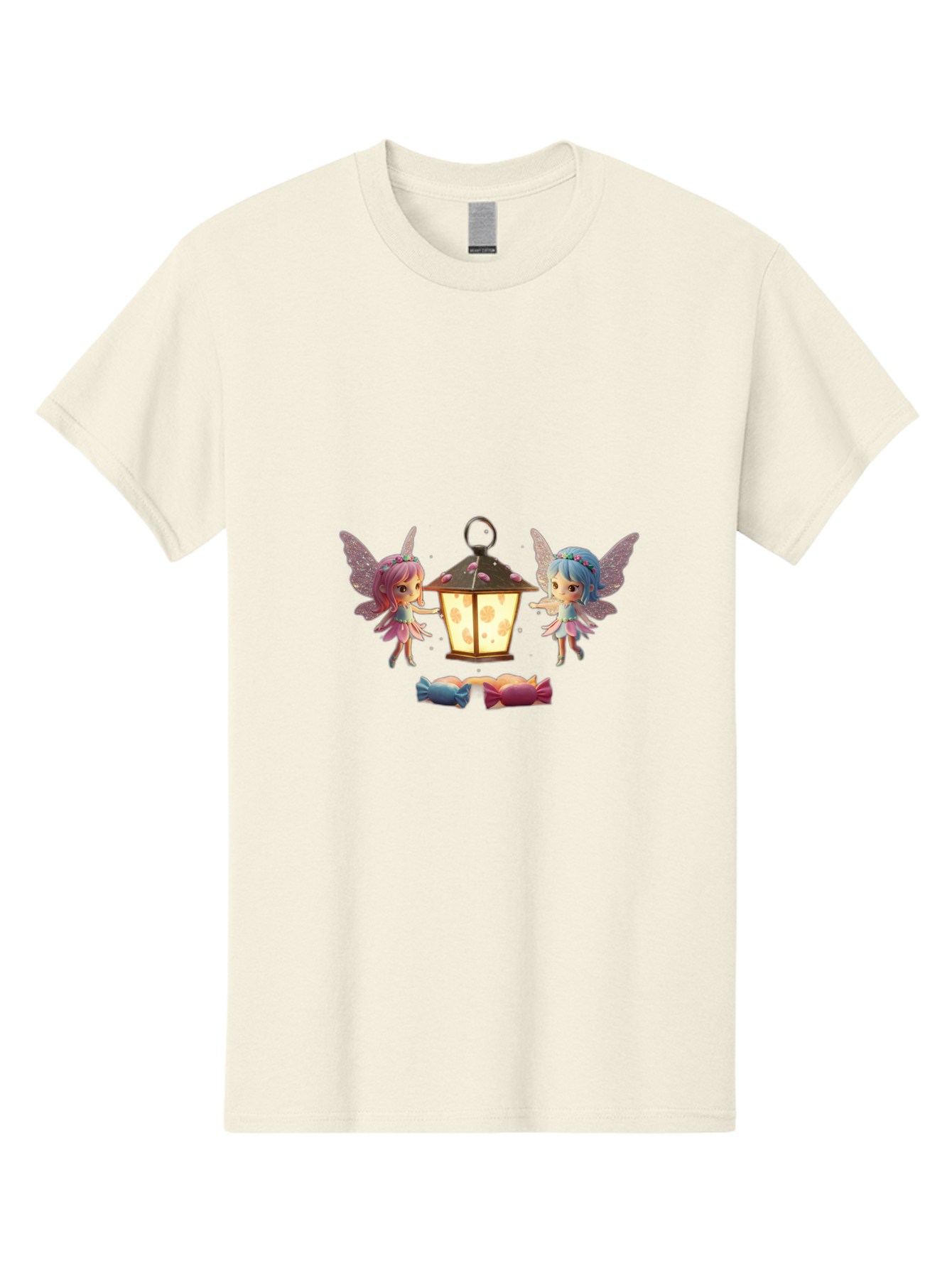 Two-Fairies-With-Lantern-1 Men'S Graphic Tee, 100% Cotton, Comfortable Casual Summer Wear, Machine Washable, Vintage Camera, Old Camera, Antique Camera, Black Camera, Classic Photography, Photography Equipment, Nostalgic Device, Film Camera, Baj283 15