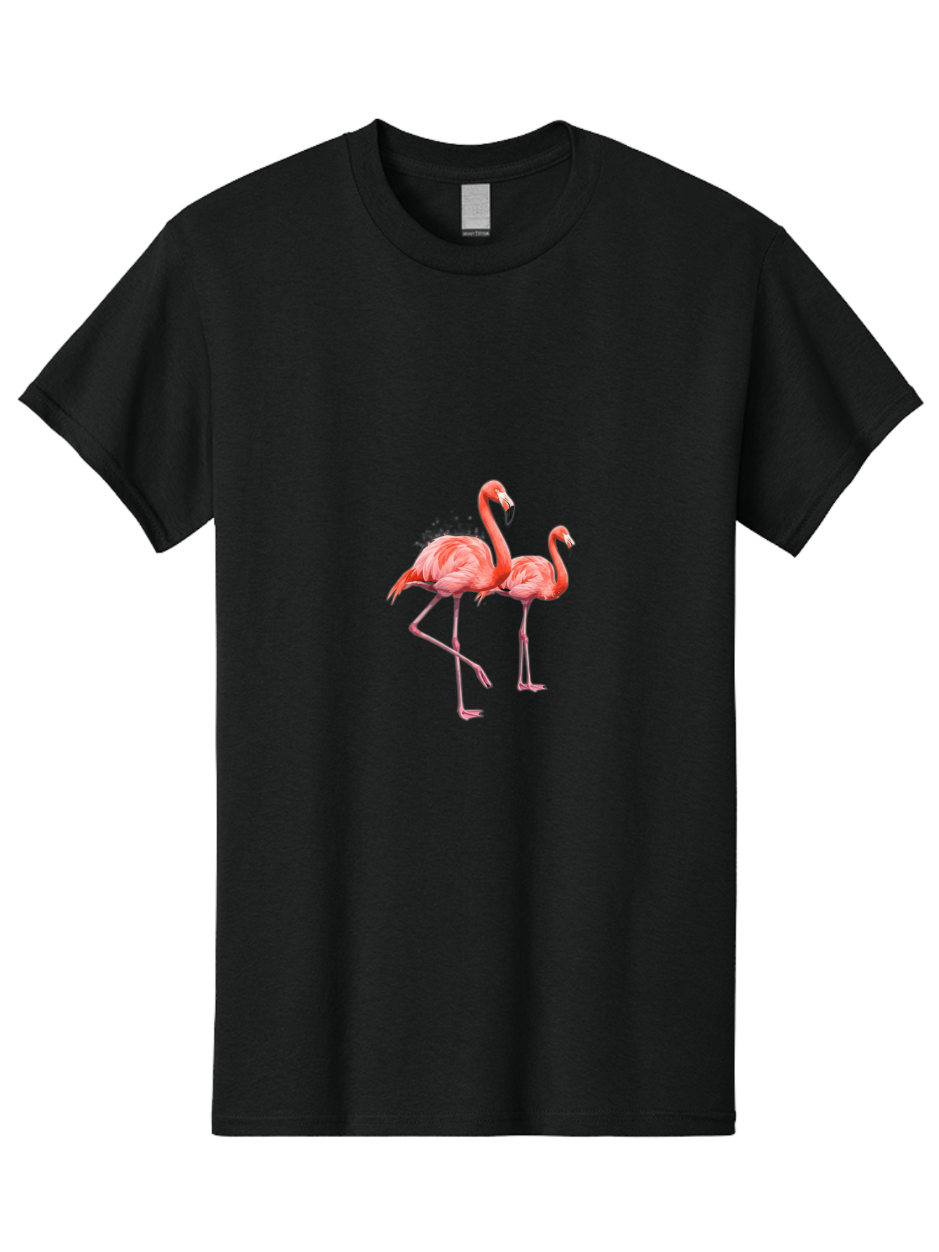 Two-Flamingos-1 Men'S Graphic Tee, 100% Cotton, Comfortable Casual Summer Wear, Machine Washable, Vintage Camera, Old Camera, Antique Camera, Black Camera, Classic Photography, Photography Equipment, Nostalgic Device, Film Camera, Camera Art Baj286 14