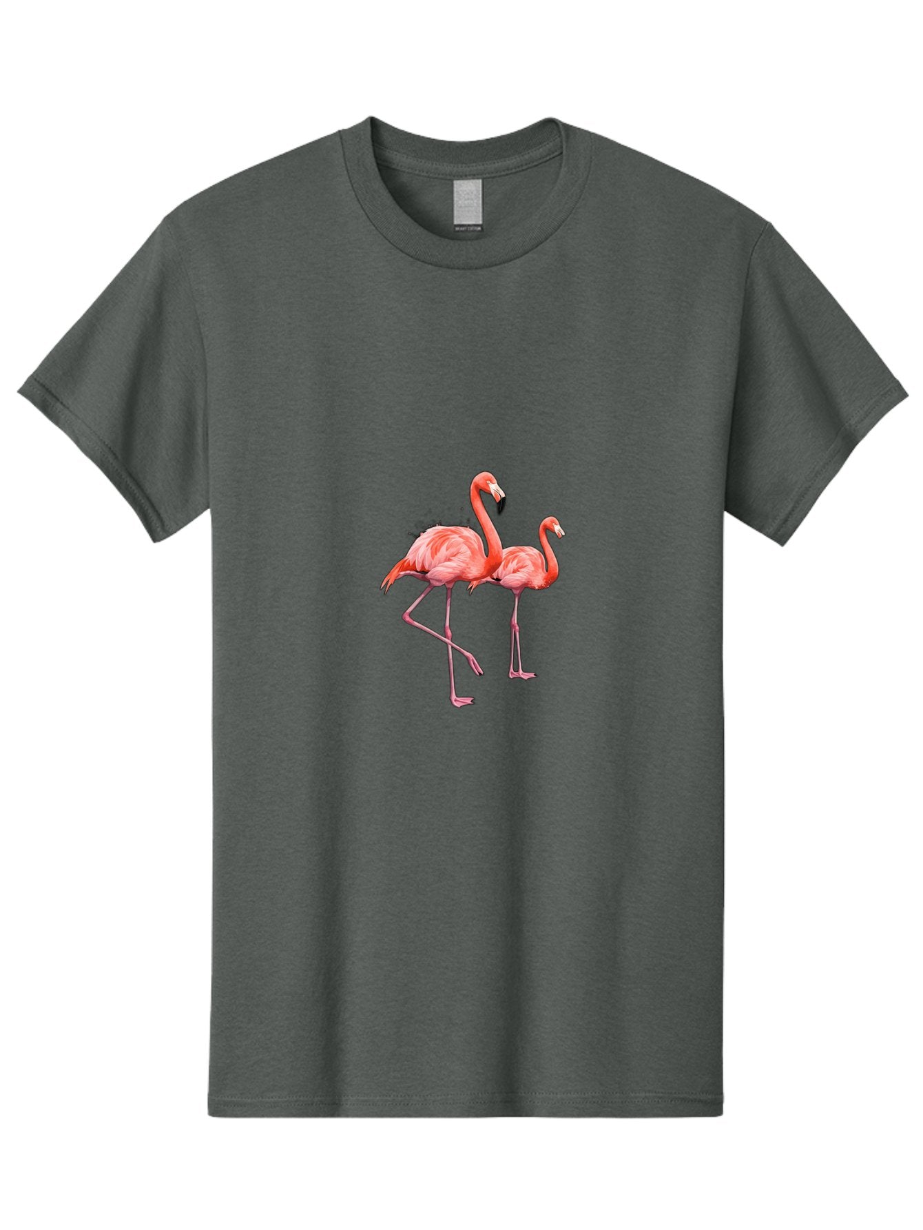 Two-Flamingos-1 Men'S Graphic Tee, 100% Cotton, Comfortable Casual Summer Wear, Machine Washable, Vintage Camera, Old Camera, Antique Camera, Black Camera, Classic Photography, Photography Equipment, Nostalgic Device, Film Camera, Camera Art Baj286