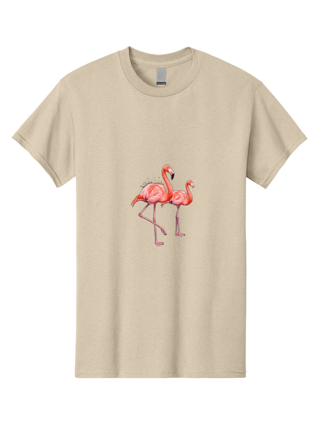 Two-Flamingos-1 Men'S Graphic Tee, 100% Cotton, Comfortable Casual Summer Wear, Machine Washable, Vintage Camera, Old Camera, Antique Camera, Black Camera, Classic Photography, Photography Equipment, Nostalgic Device, Film Camera, Camera Art Baj286 9