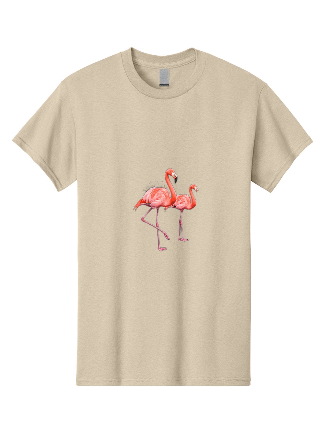 Two-Flamingos-1 Men'S Graphic Tee, 100% Cotton, Comfortable Casual Summer Wear, Machine Washable, Vintage Camera, Old Camera, Antique Camera, Black Camera, Classic Photography, Photography Equipment, Nostalgic Device, Film Camera, Camera Art Baj286 5