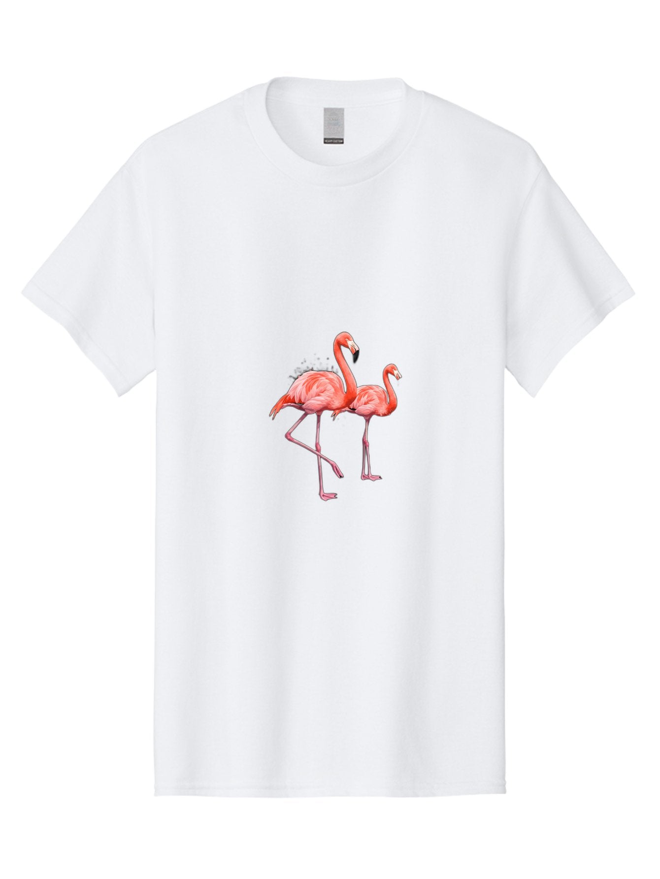 Two-Flamingos-1 Men'S Graphic Tee, 100% Cotton, Comfortable Casual Summer Wear, Machine Washable, Vintage Camera, Old Camera, Antique Camera, Black Camera, Classic Photography, Photography Equipment, Nostalgic Device, Film Camera, Camera Art Baj286 7