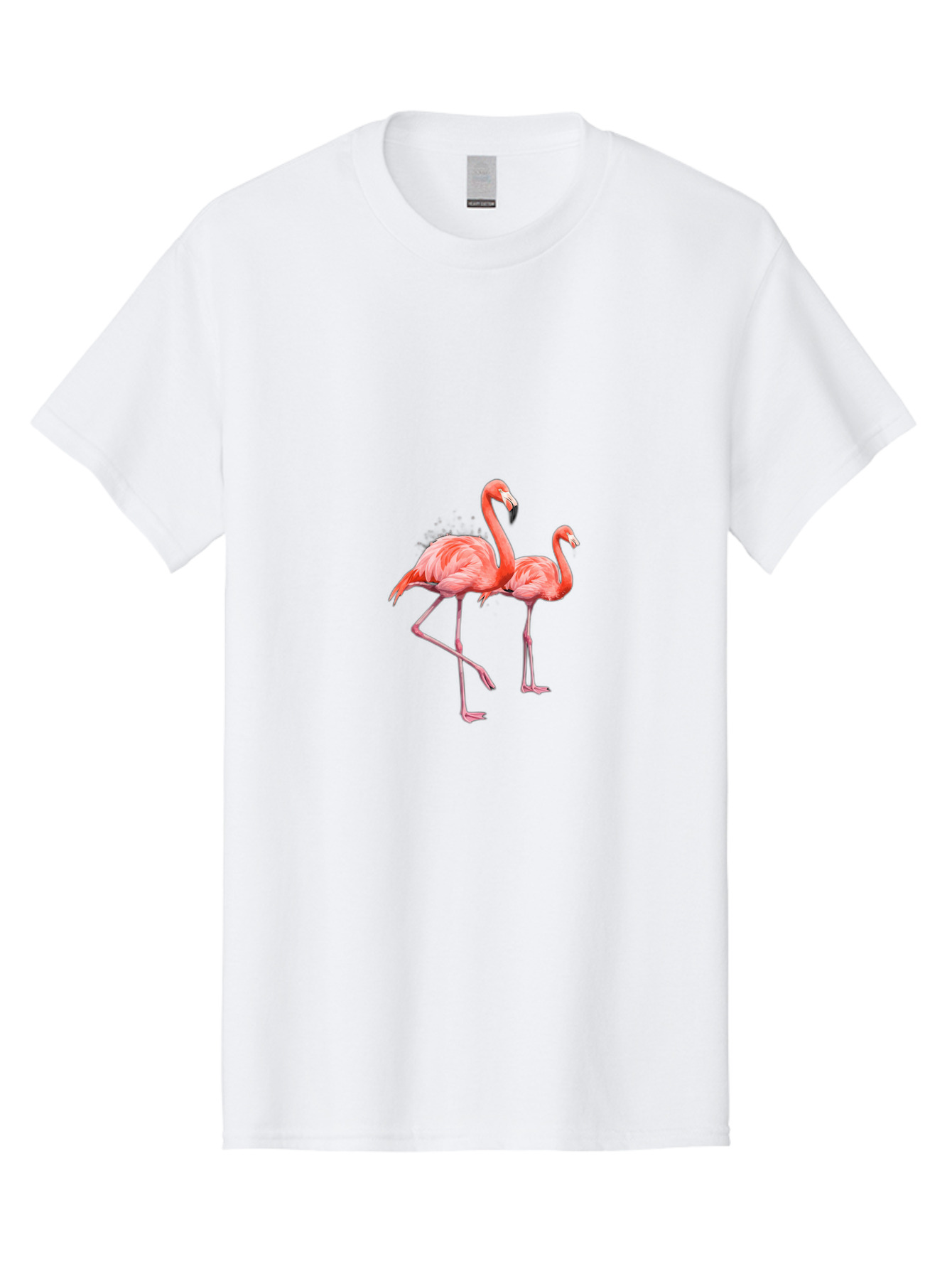 Two-Flamingos-1 Men'S Graphic Tee, 100% Cotton, Comfortable Casual Summer Wear, Machine Washable, Vintage Camera, Old Camera, Antique Camera, Black Camera, Classic Photography, Photography Equipment, Nostalgic Device, Film Camera, Camera Art Baj286 13