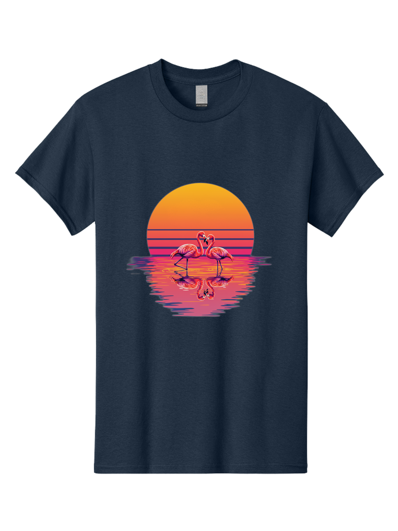 Two-Flamingos-2 Men'S Graphic Tee, 100% Cotton, Comfortable Casual Summer Wear, Machine Washable, Vintage Camera, Old Camera, Antique Camera, Black Camera, Classic Photography, Photography Equipment, Nostalgic Device, Film Camera, Camera Art Baj287 6