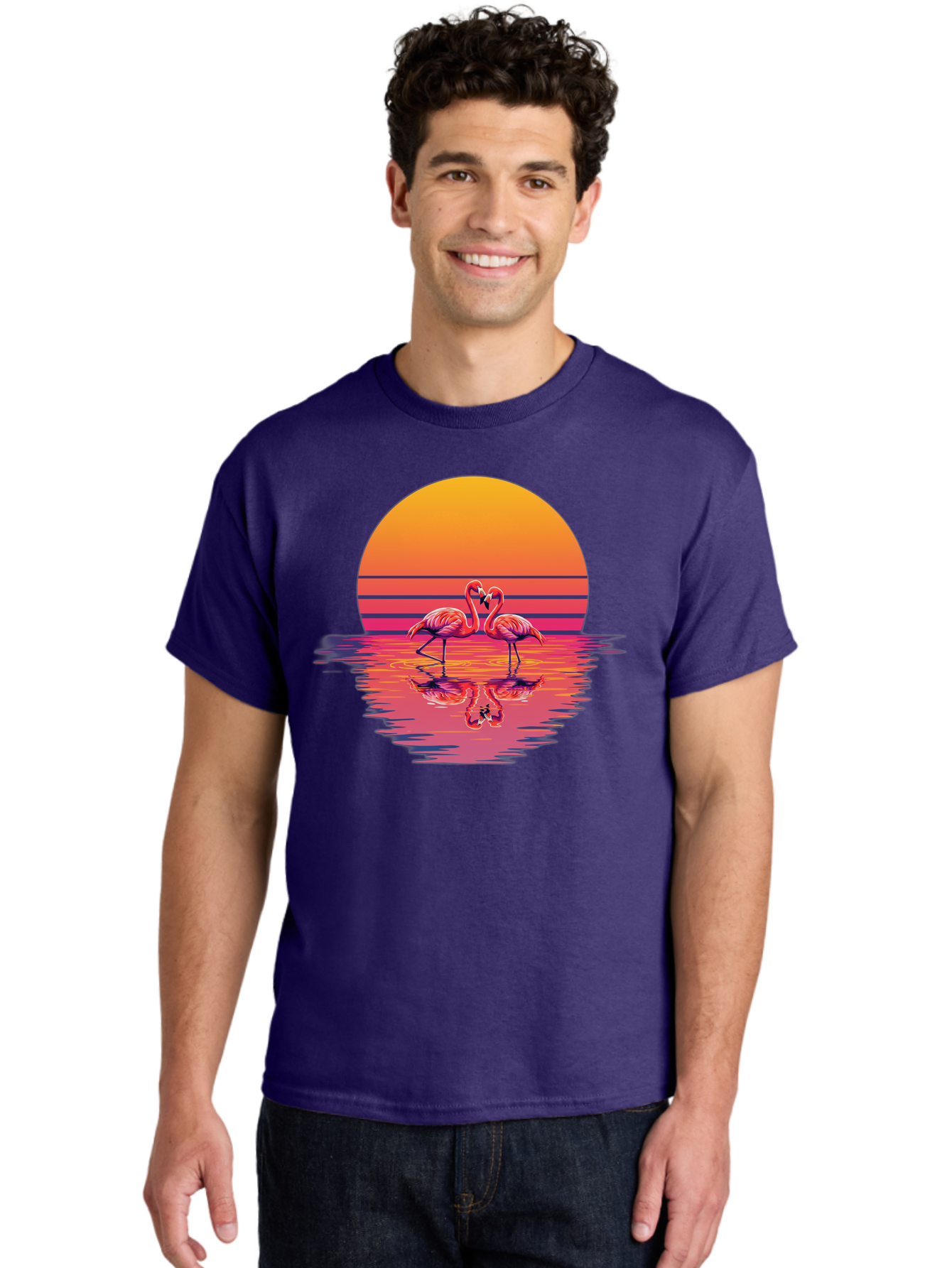 Two-Flamingos-2 Men'S Graphic Tee, 100% Cotton, Comfortable Casual Summer Wear, Machine Washable, Vintage Camera, Old Camera, Antique Camera, Black Camera, Classic Photography, Photography Equipment, Nostalgic Device, Film Camera, Camera Art Baj287 26