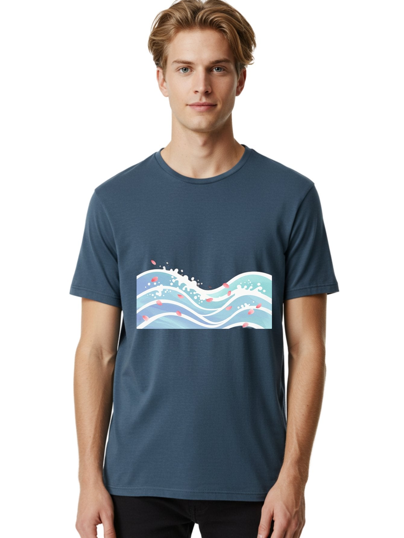 Waves-And-Petals Men'S Graphic Tee, 100% Cotton, Comfortable Casual Summer Wear, Machine Washable, Vintage Camera, Old Camera, Antique Camera, Black Camera, Classic Photography, Photography Equipment, Nostalgic Device, Film Camera, Camera Art Baj297 23