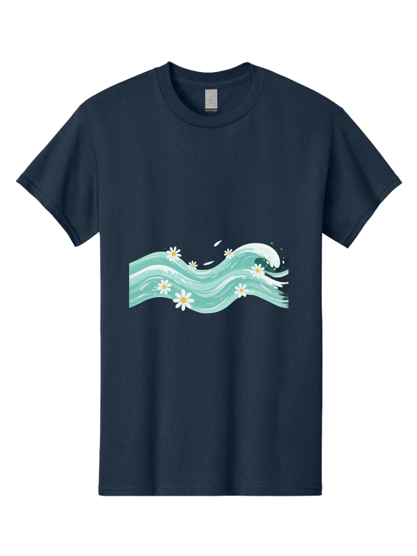 Waves-With-Daisies Men'S Graphic Tee, 100% Cotton, Comfortable Casual Summer Wear, Machine Washable, Vintage Camera, Old Camera, Antique Camera, Black Camera, Classic Photography, Photography Equipment, Nostalgic Device, Film Camera, Baj298 6