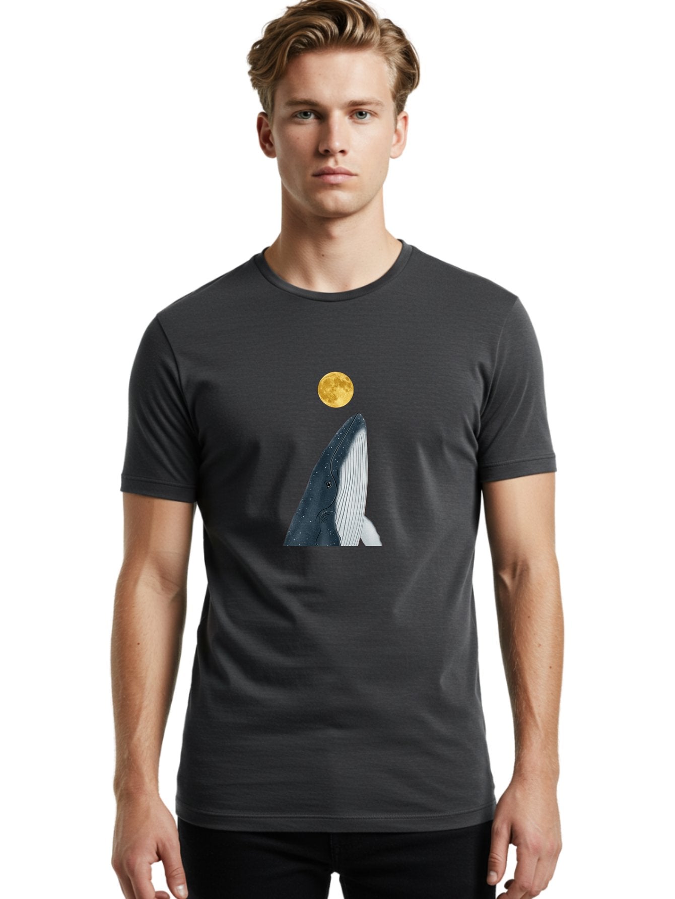 Whale-And-Moon Men'S Graphic Tee, 100% Cotton, Comfortable Casual Summer Wear, Machine Washable, Vintage Camera, Old Camera, Antique Camera, Black Camera, Classic Photography, Photography Equipment, Nostalgic Device, Film Camera, Camera Art Baj301 19