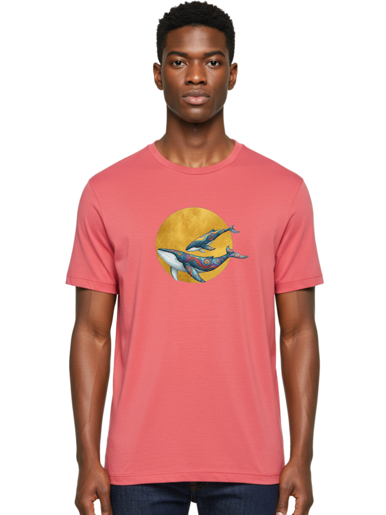 Whales-1 Men'S Graphic Tee, 100% Cotton, Comfortable Casual Summer Wear, Machine Washable, Vintage Camera, Old Camera, Antique Camera, Black Camera, Classic Photography, Photography Equipment, Nostalgic Device, Film Camera, Camera Art Baj302 20