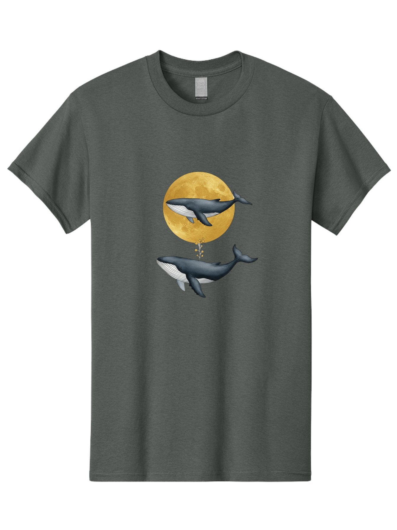 Whales-And-Moon-1 Men'S Graphic Tee, 100% Cotton, Comfortable Casual Summer Wear, Machine Washable, Vintage Camera, Old Camera, Antique Camera, Black Camera, Classic Photography, Photography Equipment, Nostalgic Device, Film Camera, Camera Art Baj303 15