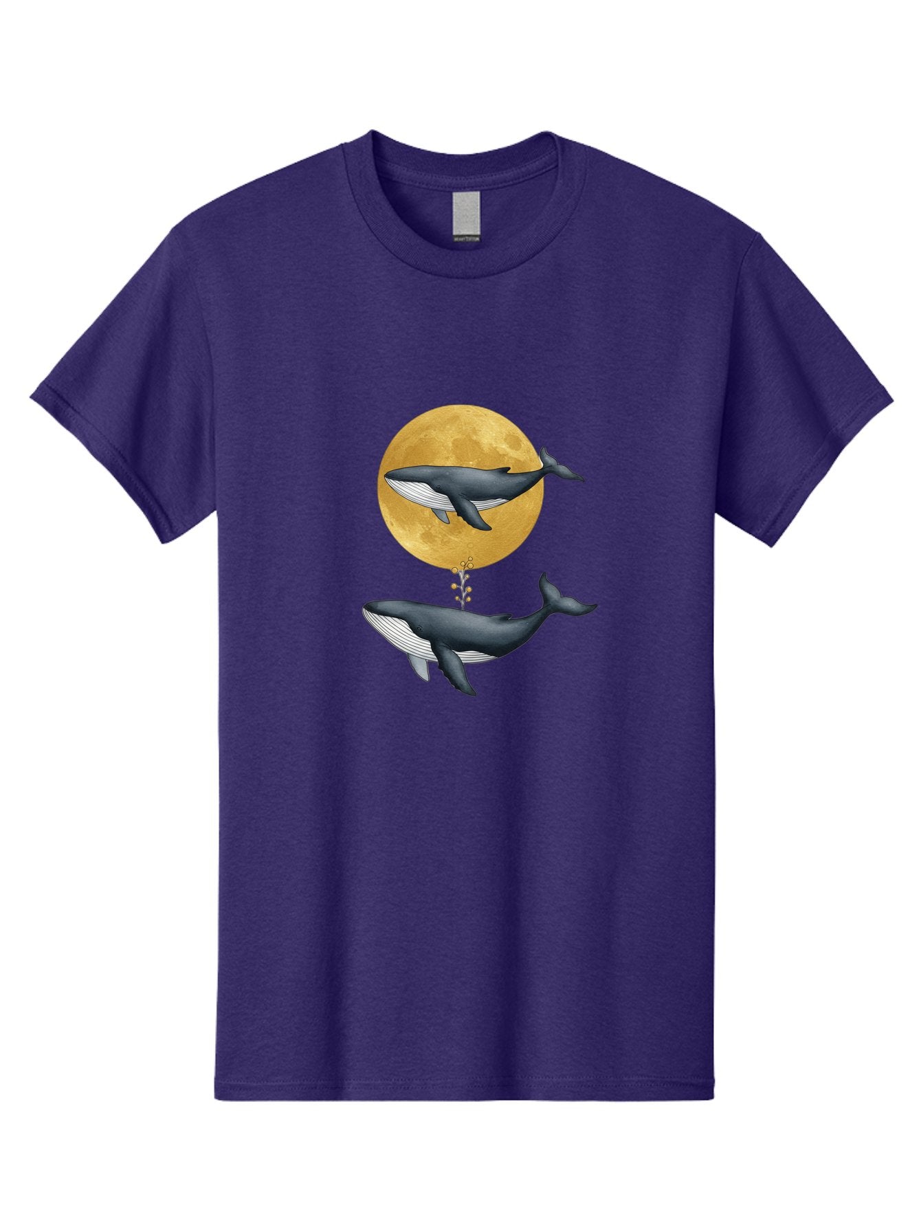 Whales-And-Moon-1 Men'S Graphic Tee, 100% Cotton, Comfortable Casual Summer Wear, Machine Washable, Vintage Camera, Old Camera, Antique Camera, Black Camera, Classic Photography, Photography Equipment, Nostalgic Device, Film Camera, Camera Art Baj303 9