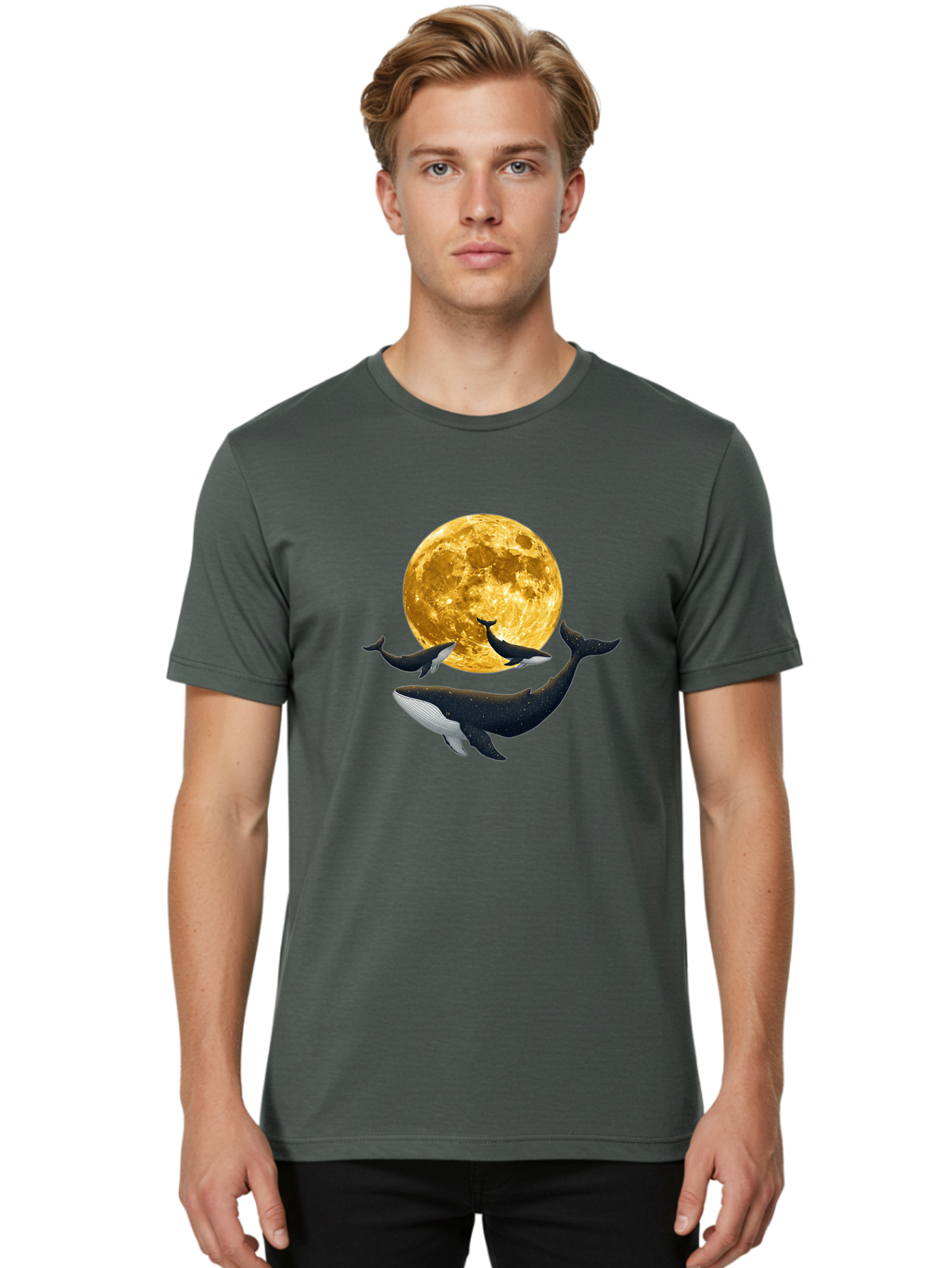 Whales-And-Moon Men'S Graphic Tee, 100% Cotton, Comfortable Casual Summer Wear, Machine Washable, Vintage Camera, Old Camera, Antique Camera, Black Camera, Classic Photography, Photography Equipment, Nostalgic Device, Film Camera, Camera Art Baj305 29
