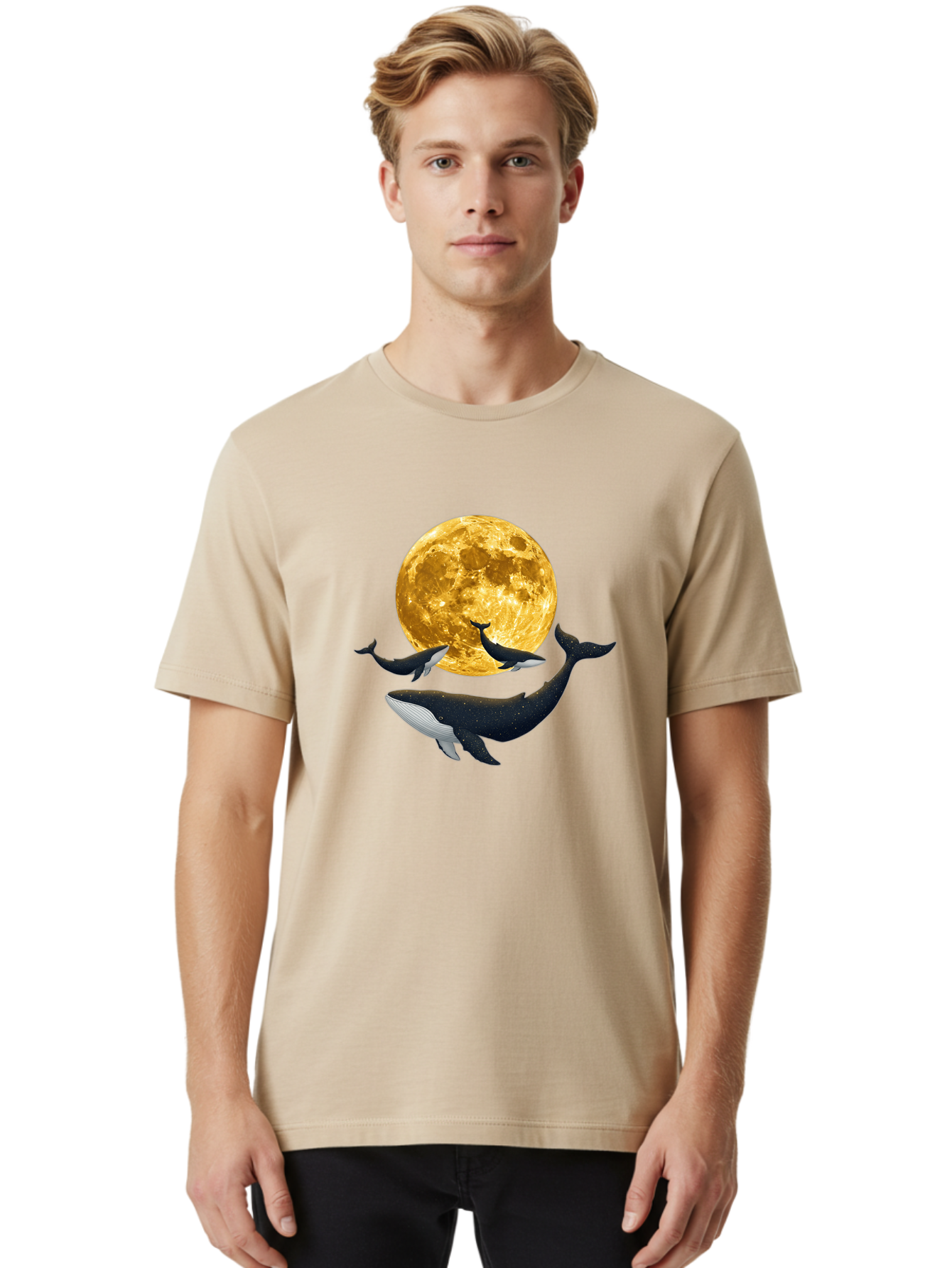 Whales-And-Moon Men'S Graphic Tee, 100% Cotton, Comfortable Casual Summer Wear, Machine Washable, Vintage Camera, Old Camera, Antique Camera, Black Camera, Classic Photography, Photography Equipment, Nostalgic Device, Film Camera, Camera Art Baj305 17