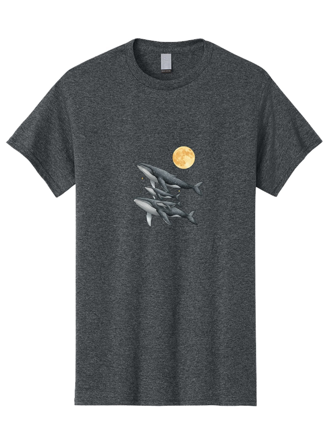 Whales-Under-Full-Moon Men'S Graphic Tee, 100% Cotton, Comfortable Casual Summer Wear, Machine Washable, Vintage Camera, Old Camera, Antique Camera, Black Camera, Classic Photography, Photography Equipment, Nostalgic Device, Film Camera, Baj306 7