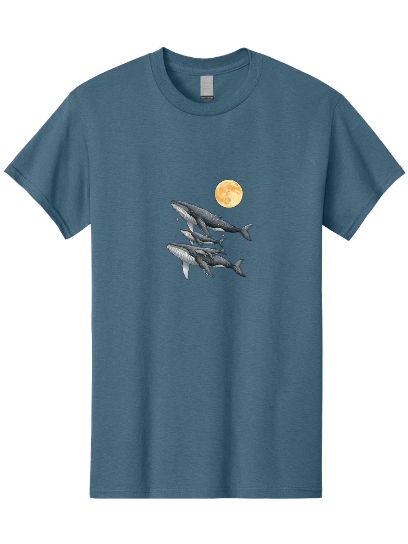 Whales-Under-Full-Moon Men'S Graphic Tee, 100% Cotton, Comfortable Casual Summer Wear, Machine Washable, Vintage Camera, Old Camera, Antique Camera, Black Camera, Classic Photography, Photography Equipment, Nostalgic Device, Film Camera, Baj306 12