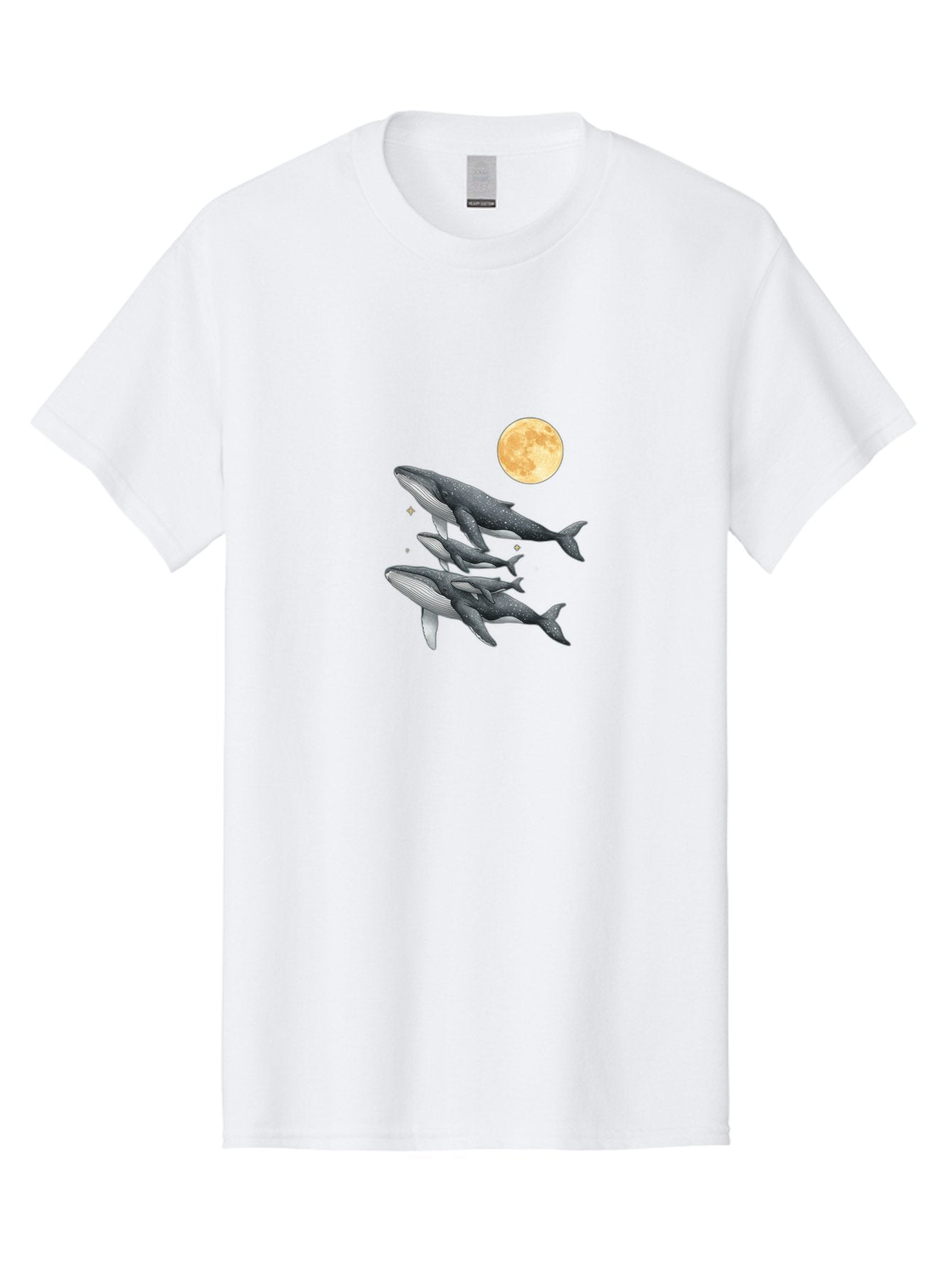 Whales-Under-Full-Moon Men'S Graphic Tee, 100% Cotton, Comfortable Casual Summer Wear, Machine Washable, Vintage Camera, Old Camera, Antique Camera, Black Camera, Classic Photography, Photography Equipment, Nostalgic Device, Film Camera, Baj306 15