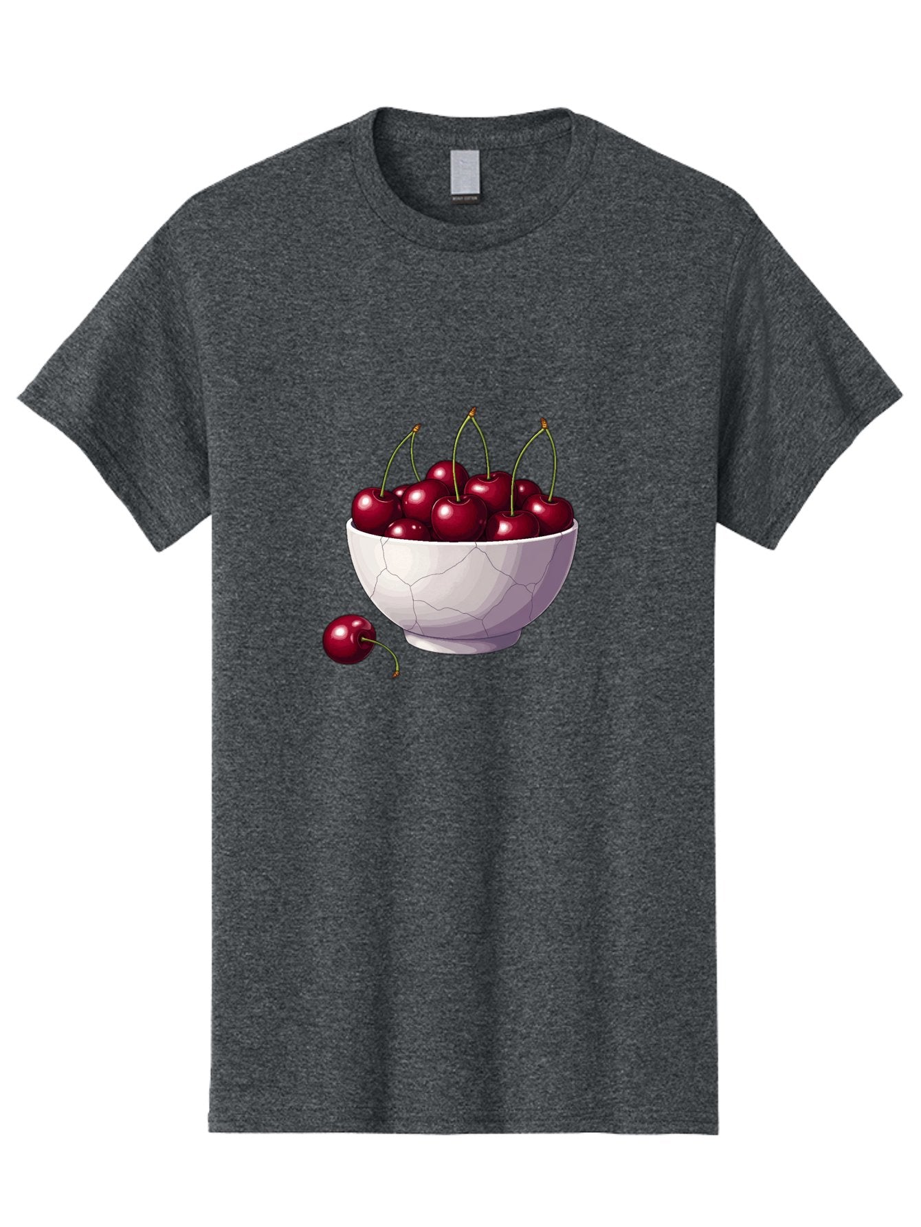 White-Bowl-Of-Cherries Men'S Graphic Tee, 100% Cotton, Comfortable Casual Summer Wear, Machine Washable, Vintage Camera, Old Camera, Antique Camera, Black Camera, Classic Photography, Photography Equipment, Nostalgic Device, Film Camera, Baj308 10
